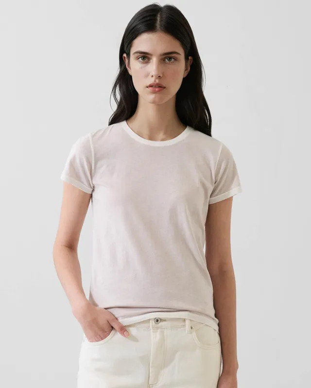 Reverse Spray Lightweight Pima Cotton Classic T-Shirt made by Patrick Assaraf