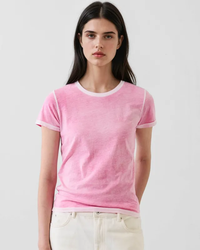 Reverse Spray Lightweight Pima Cotton Classic T-Shirt made by Patrick Assaraf