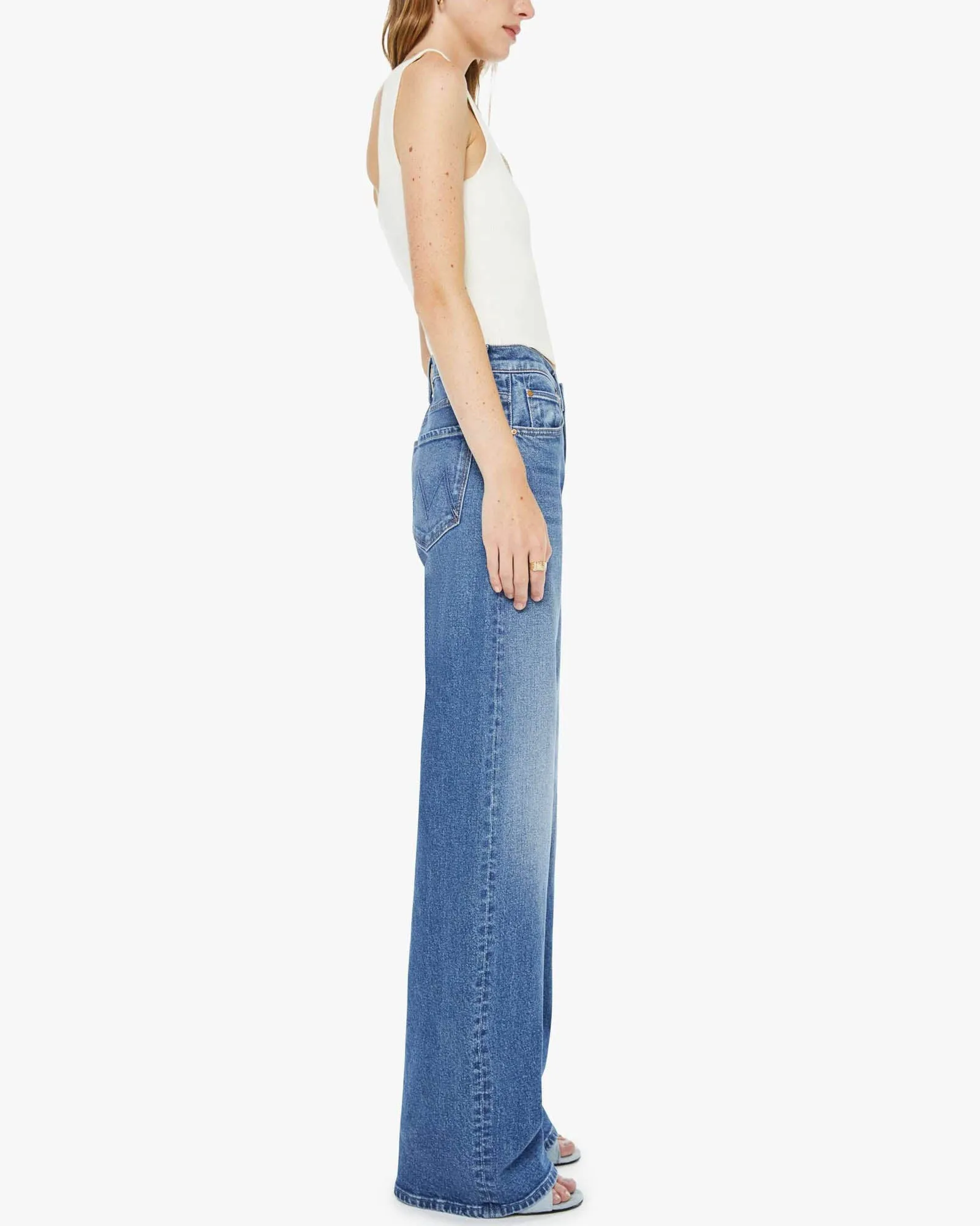 The Mid Rise Lasso Heel Jean sold by TNT Fashion product image thumbnail 4