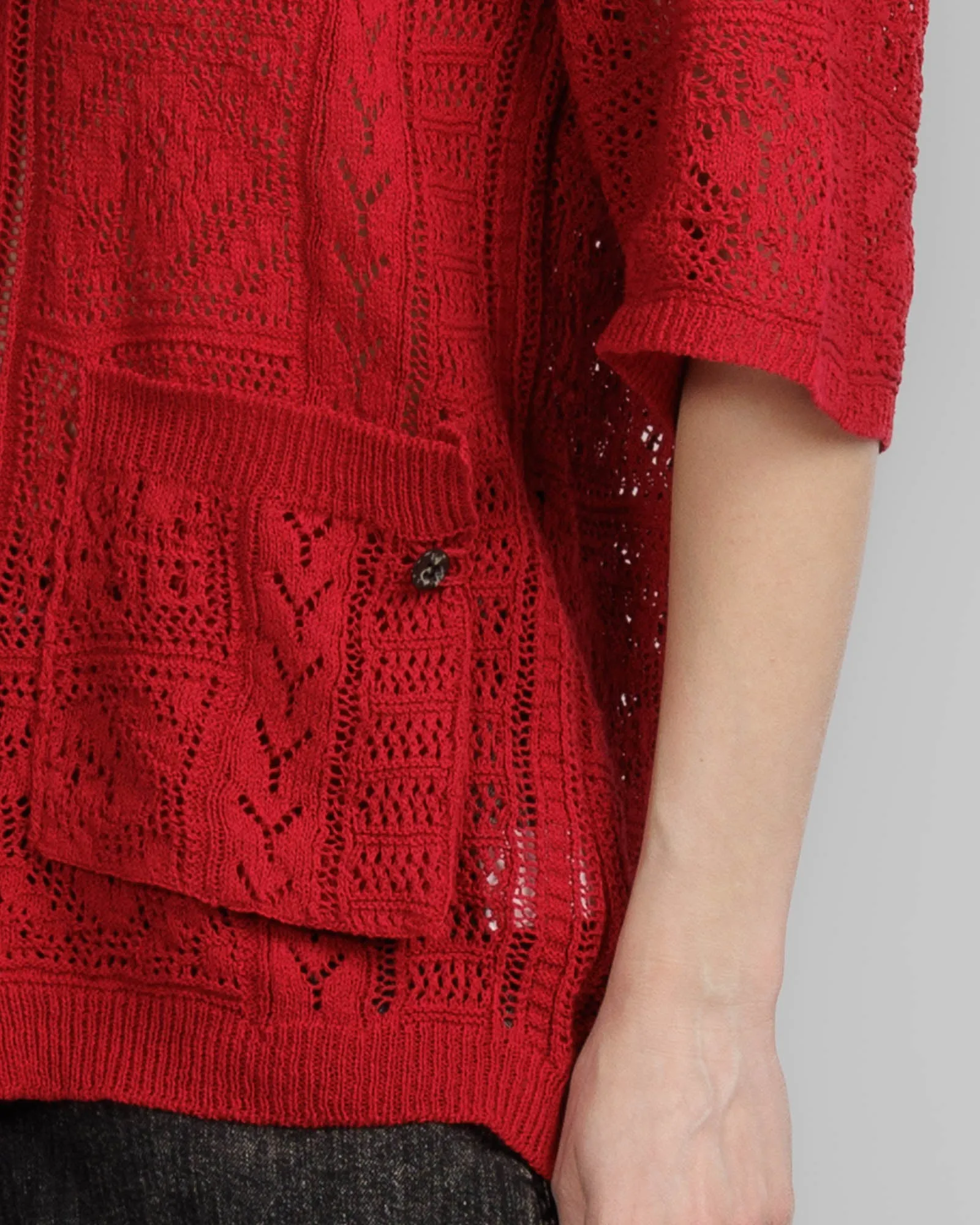 Open Collar Knit Shirt sold by TNT Fashion product image thumbnail 5