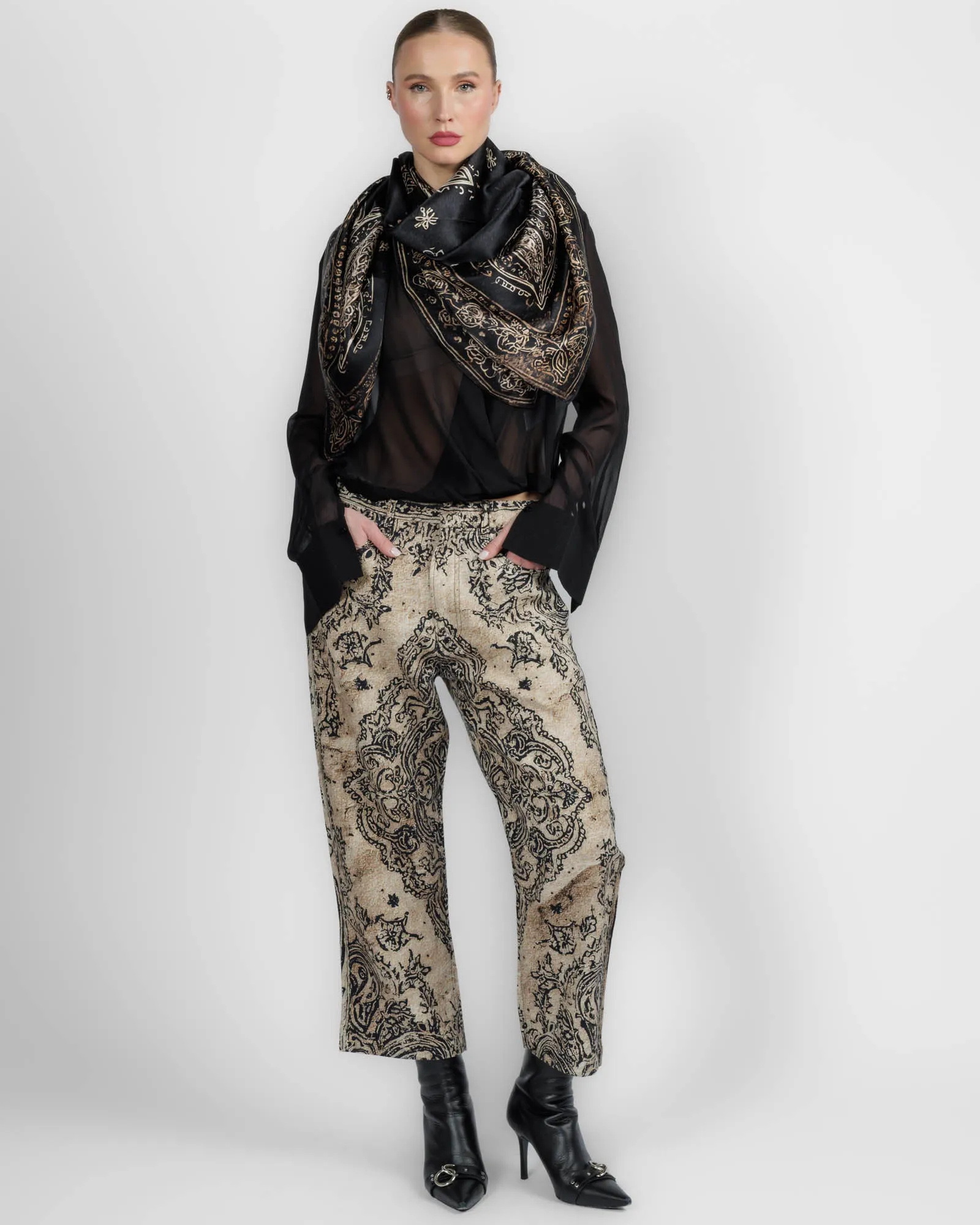 Oversized Bandana Scarf sold by TNT Fashion product image thumbnail 2