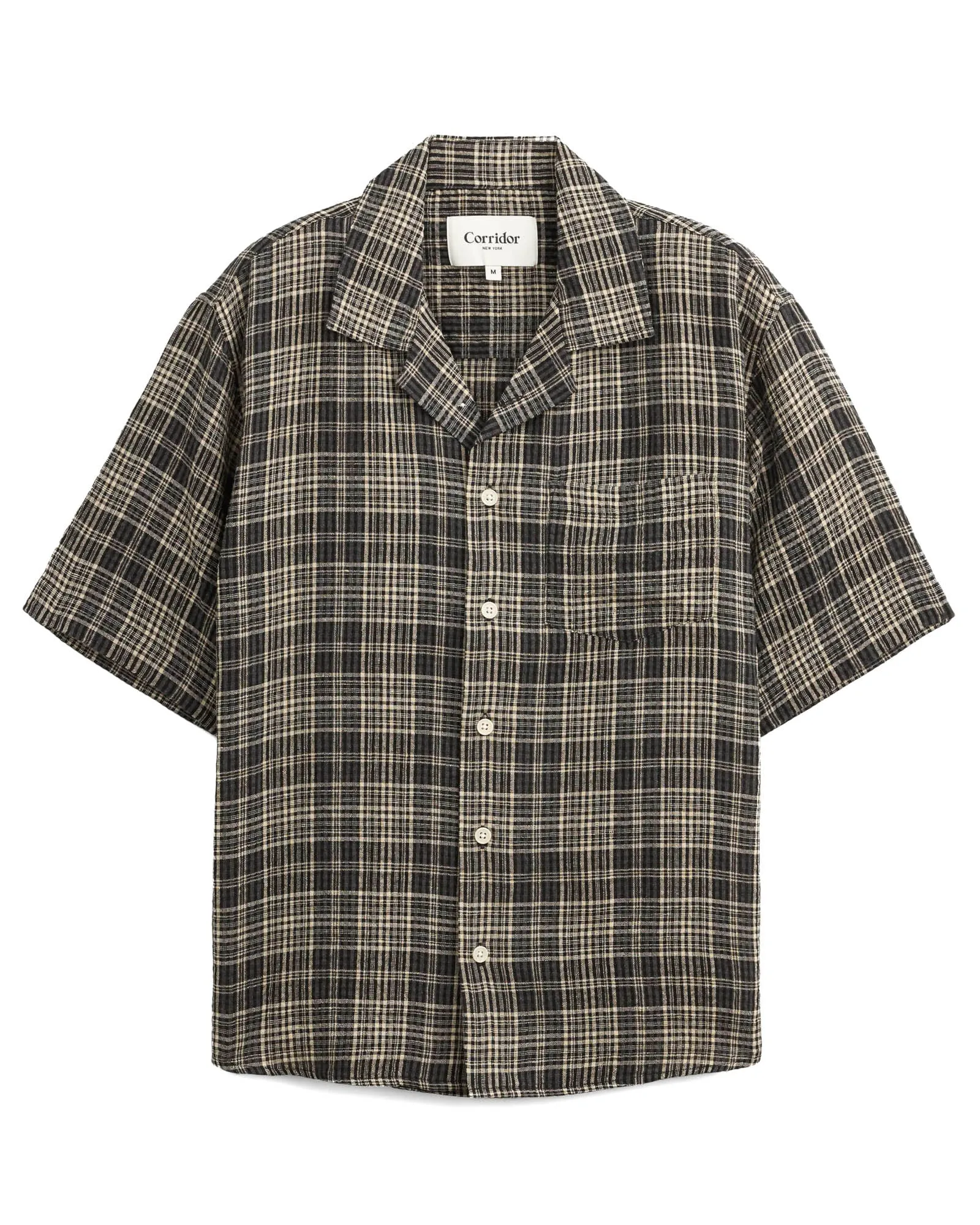 Plaid Seersucker Short Sleeve sold by TNT Fashion