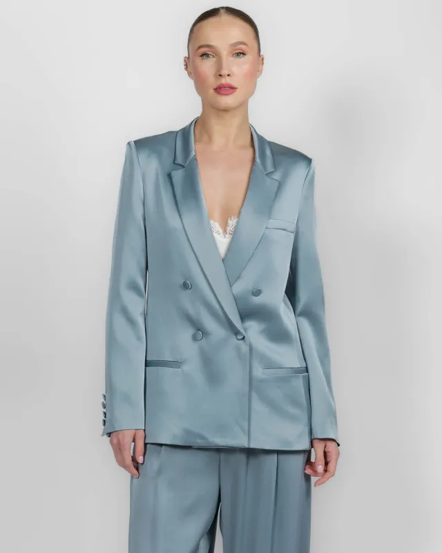 Double Breasted Blazer made by LAPOINTE