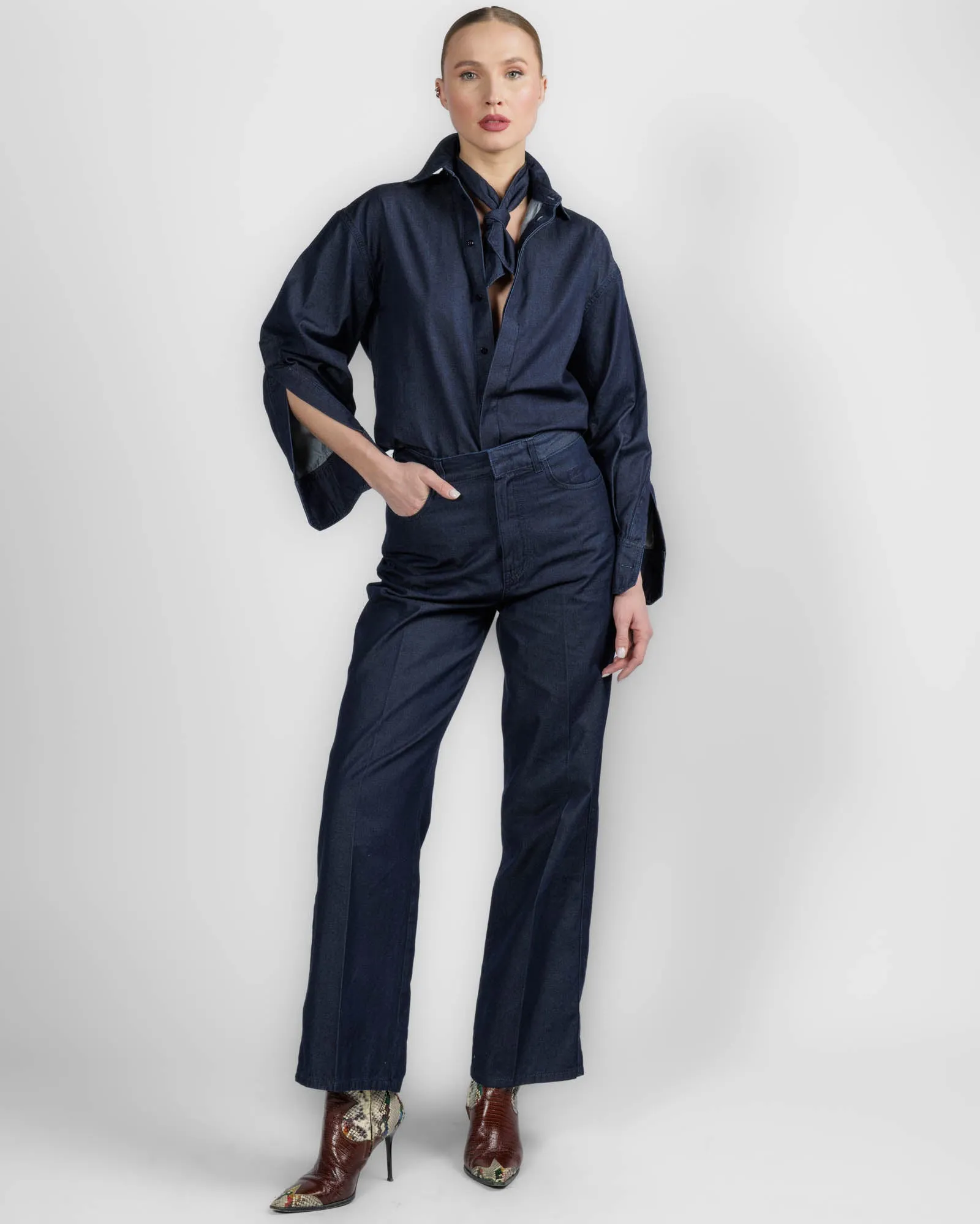 Su Denim Shirt sold by TNT Fashion product image thumbnail 2
