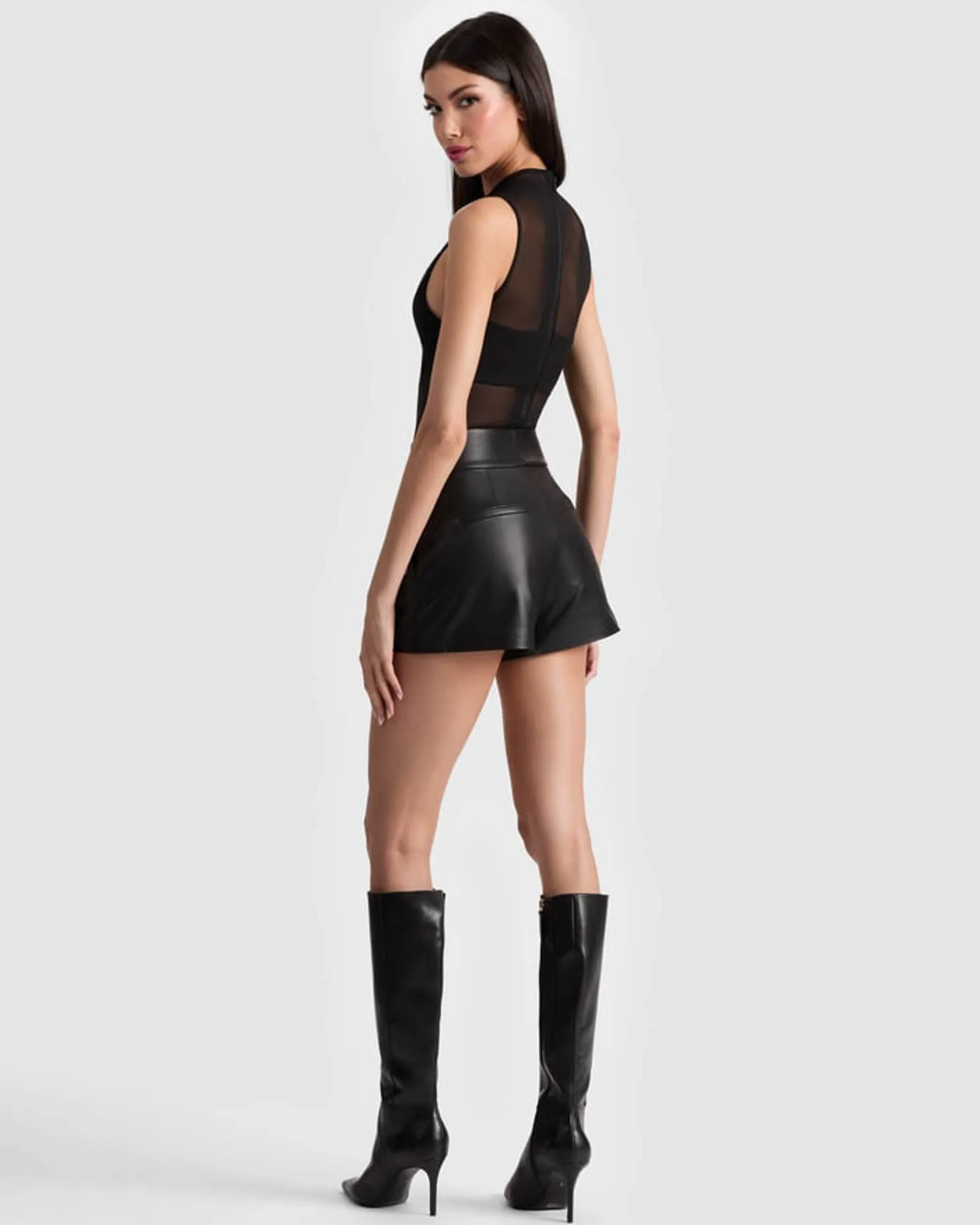 Cady Leather Short sold by TNT Fashion product image thumbnail 3