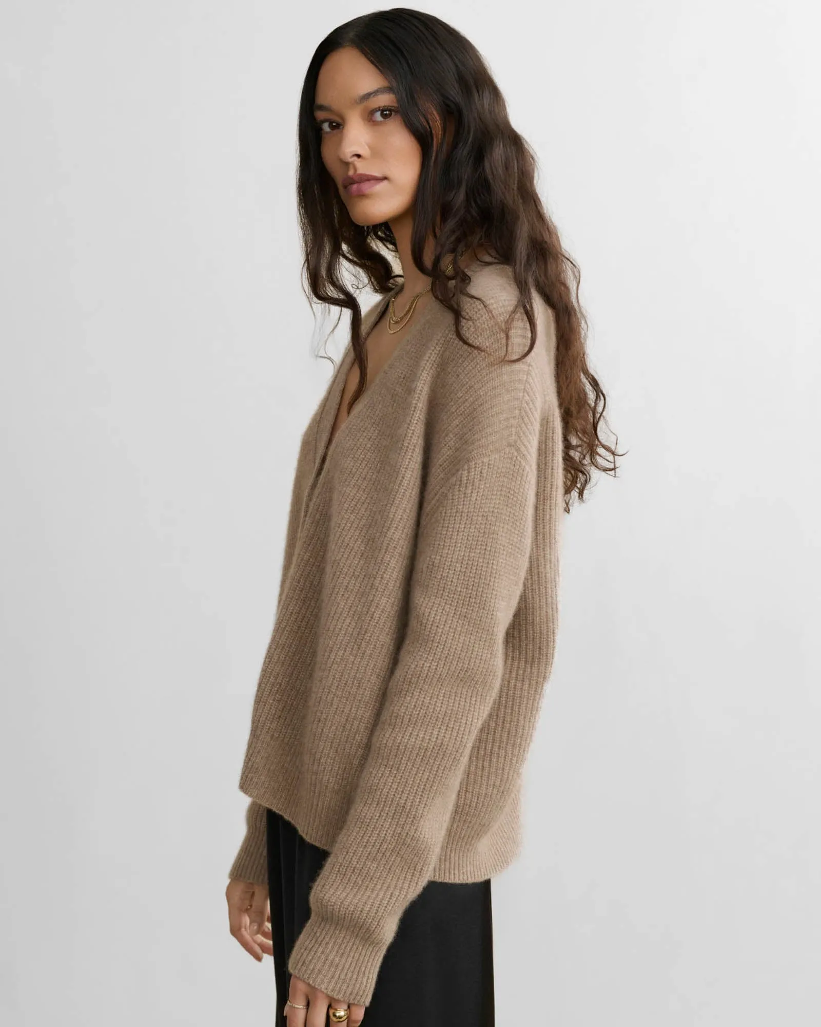 Cropped Cashmere Cocoon Cardigan sold by TNT Fashion product image thumbnail 3
