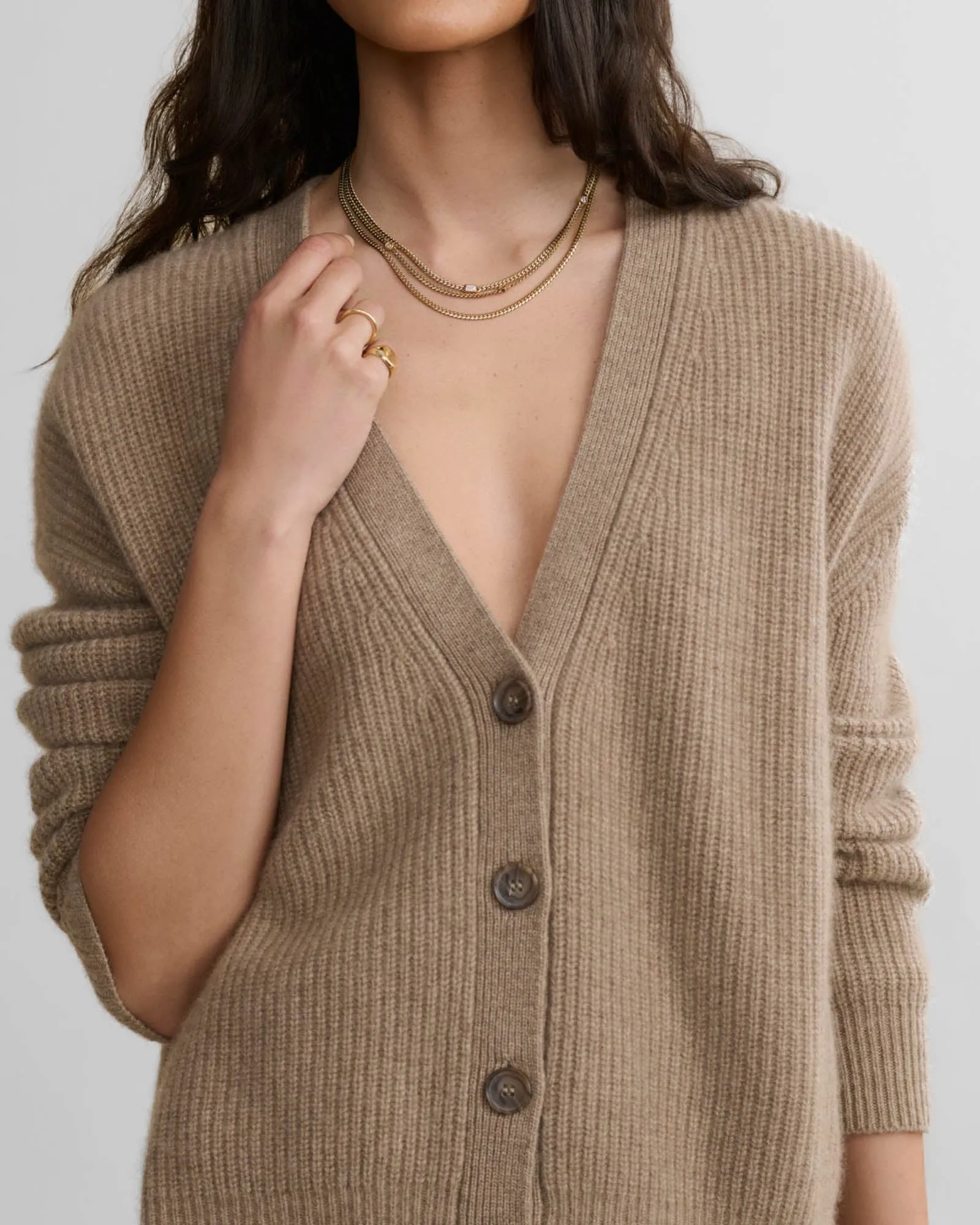 Cropped Cashmere Cocoon Cardigan sold by TNT Fashion product image thumbnail 4