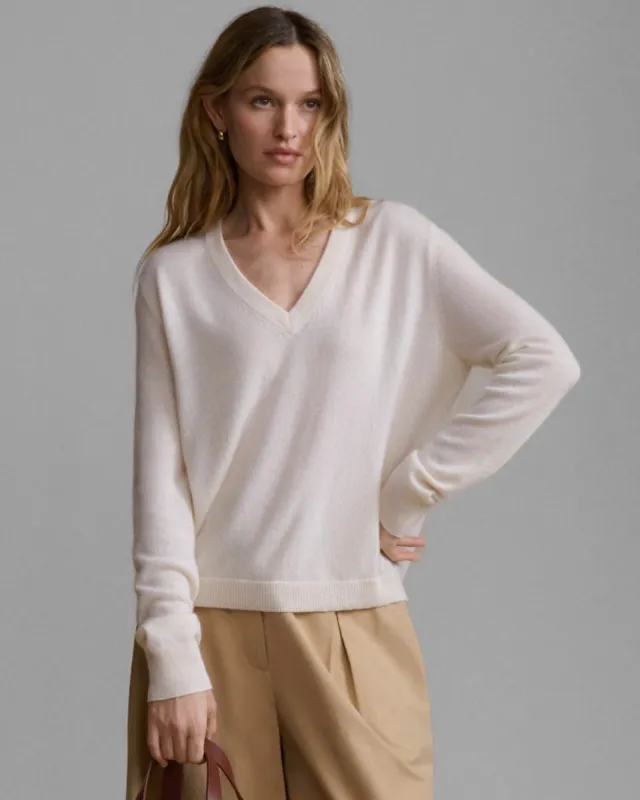 Flynn Cashmere V-Neck made by Jenni Kayne