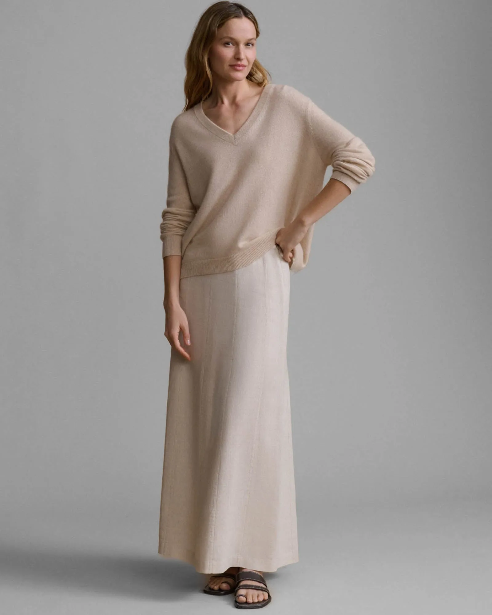 Flynn Cashmere V-Neck sold by TNT Fashion product image thumbnail 2