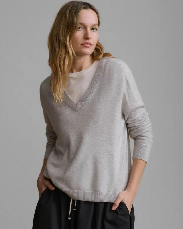 Flynn Cashmere V-Neck made by Jenni Kayne