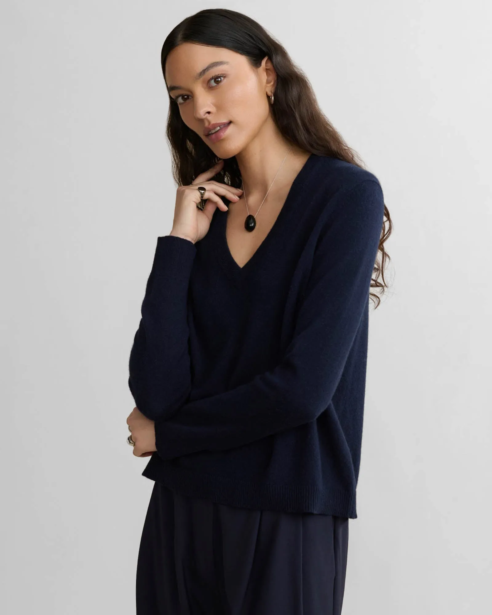Flynn Cashmere V-Neck sold by TNT Fashion product image thumbnail 3
