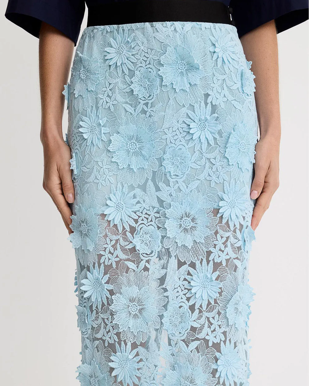 Applique Pencil Skirt sold by TNT Fashion product image thumbnail 4