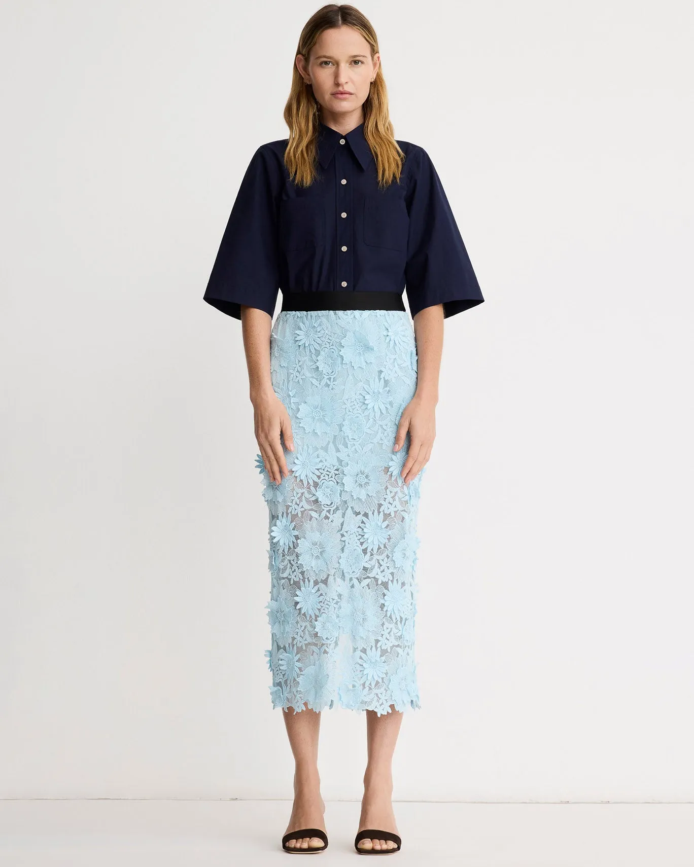Applique Pencil Skirt sold by TNT Fashion product image thumbnail 2