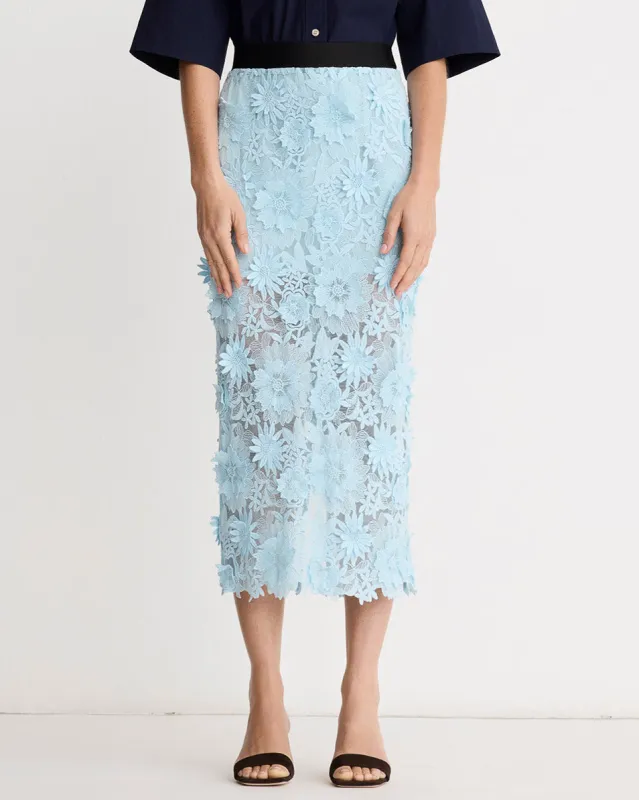 Applique Pencil Skirt made by Smythe