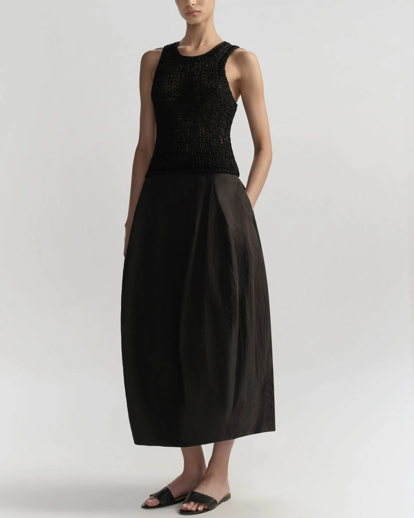 Nelly Open Knit Tank sold by TNT Fashion product image thumbnail 2