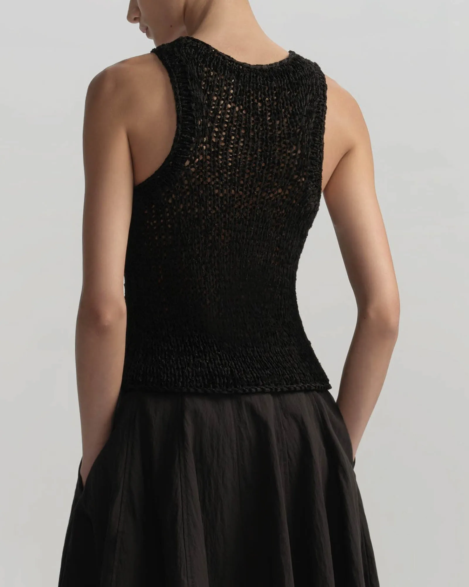 Nelly Open Knit Tank sold by TNT Fashion product image thumbnail 3