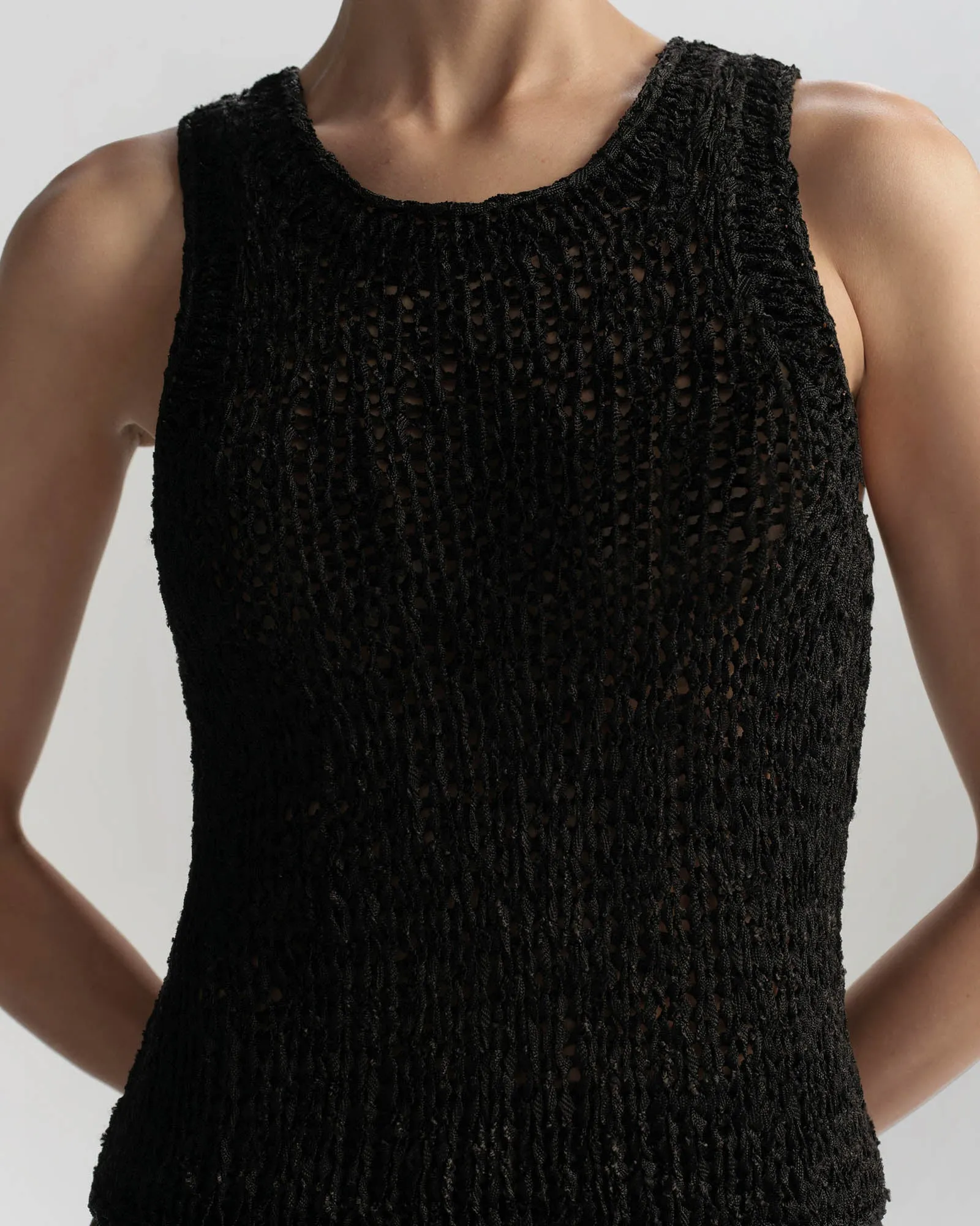 Nelly Open Knit Tank sold by TNT Fashion product image thumbnail 5