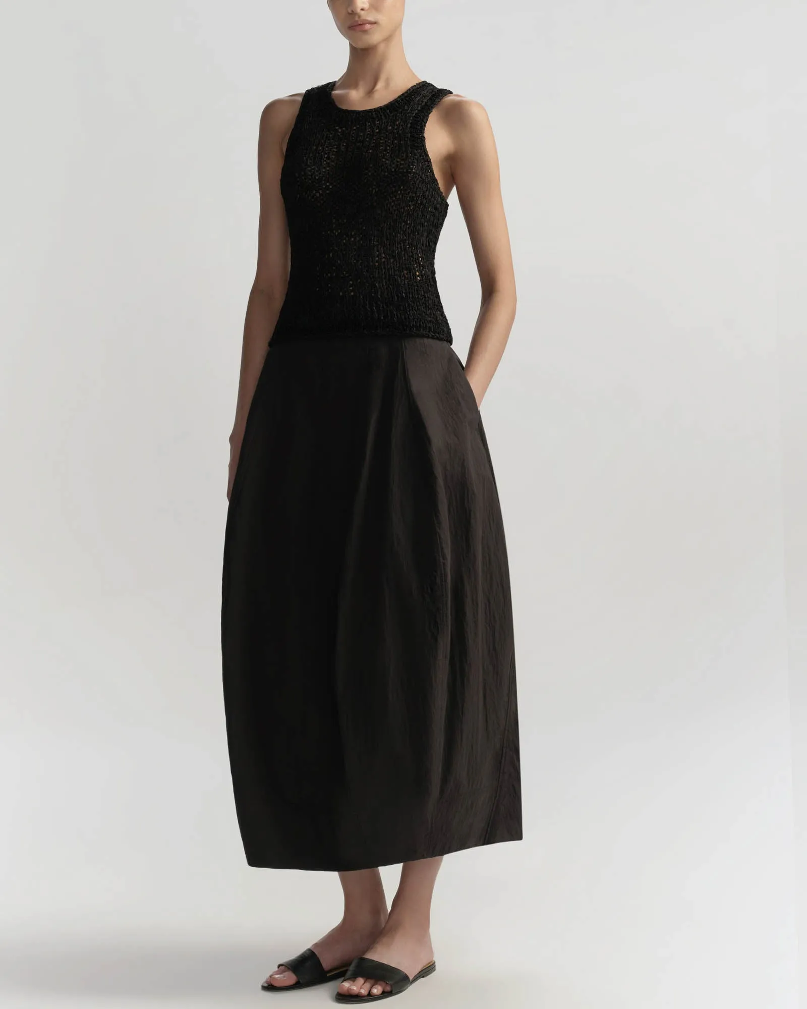 Veda Cotton Nylon Midi Skirt sold by TNT Fashion product image thumbnail 4