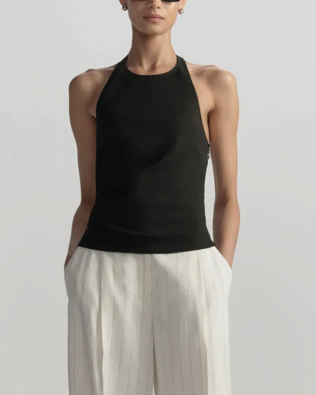 Sylvie Linen Halter Top made by A.L.C.
