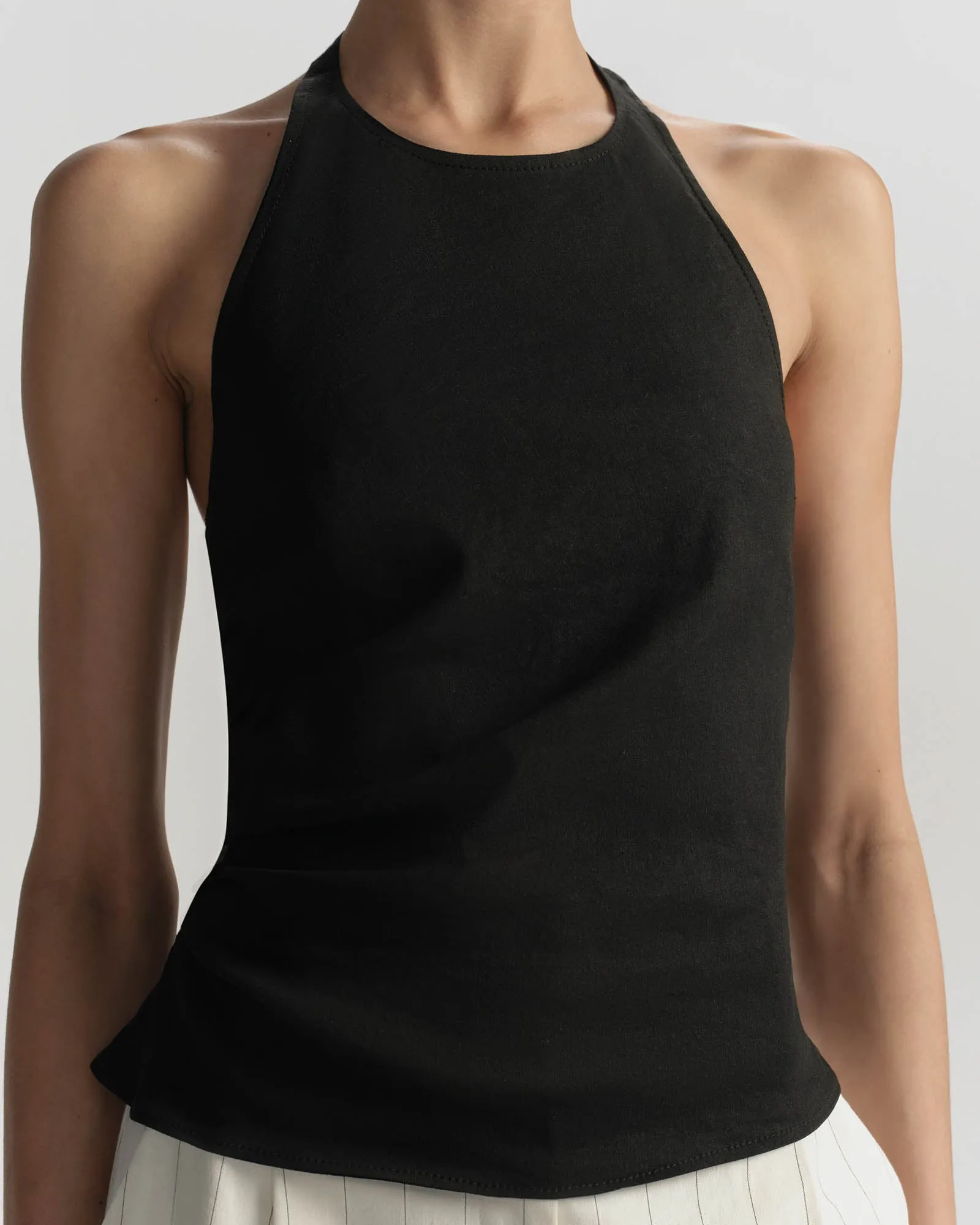 Sylvie Linen Halter Top sold by TNT Fashion product image thumbnail 5