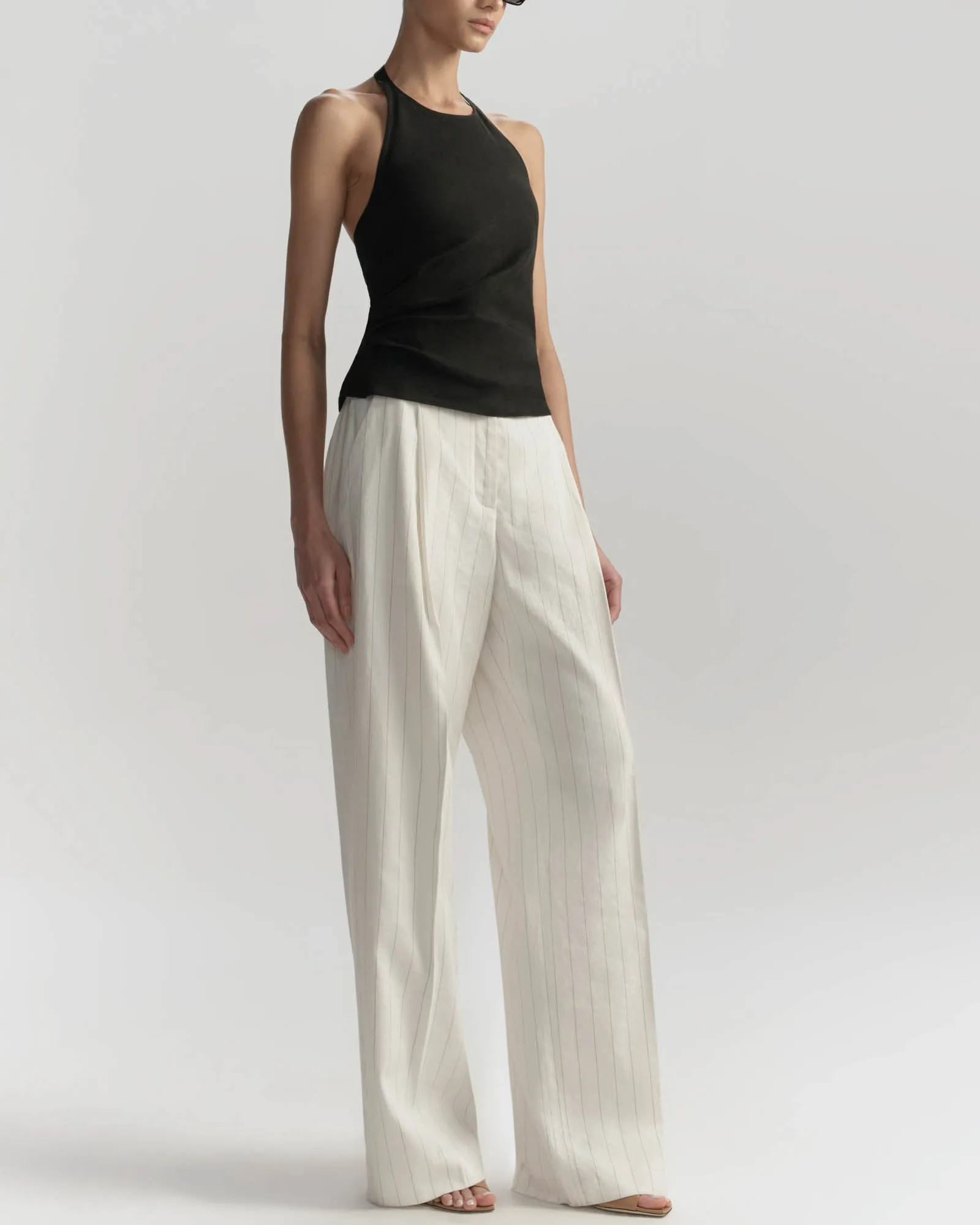 Sylvie Linen Halter Top sold by TNT Fashion product image thumbnail 4