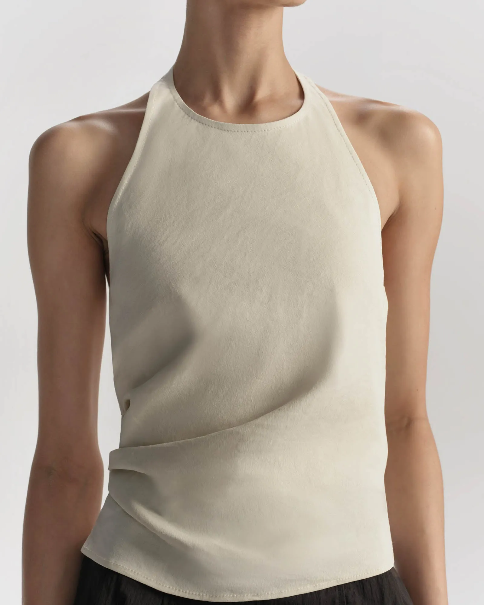 Sylvie Linen Halter Top sold by TNT Fashion product image thumbnail 5