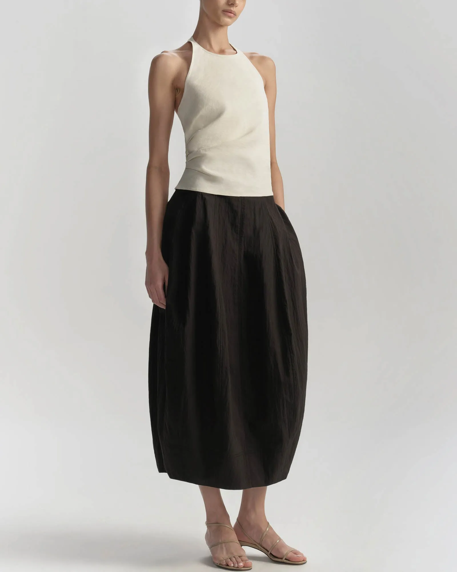 Sylvie Linen Halter Top sold by TNT Fashion product image thumbnail 4