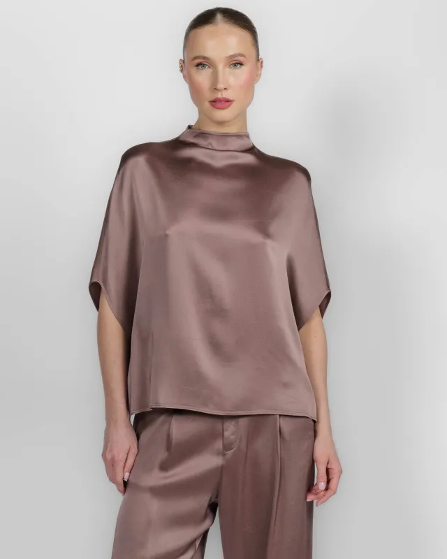 Satin Cape T-Shirt made by LAPOINTE