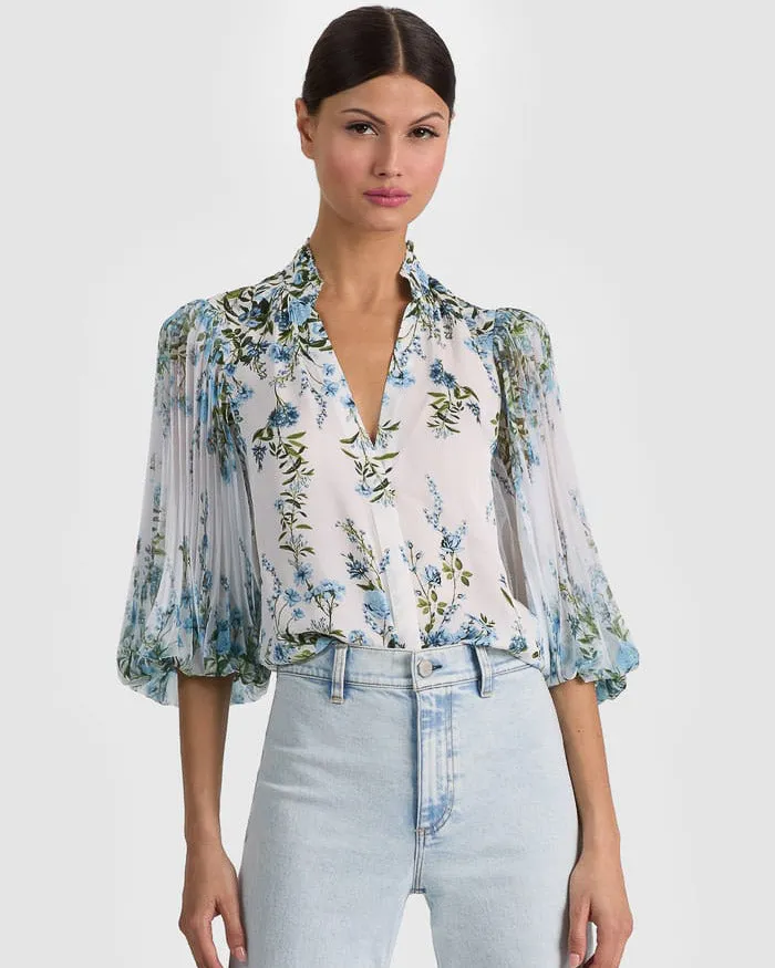 Ilan Pleat Blouse sold by TNT Fashion