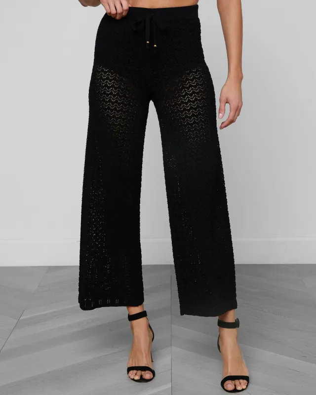 Gaelle Pointelle Knit Pant made by L'AGENCE