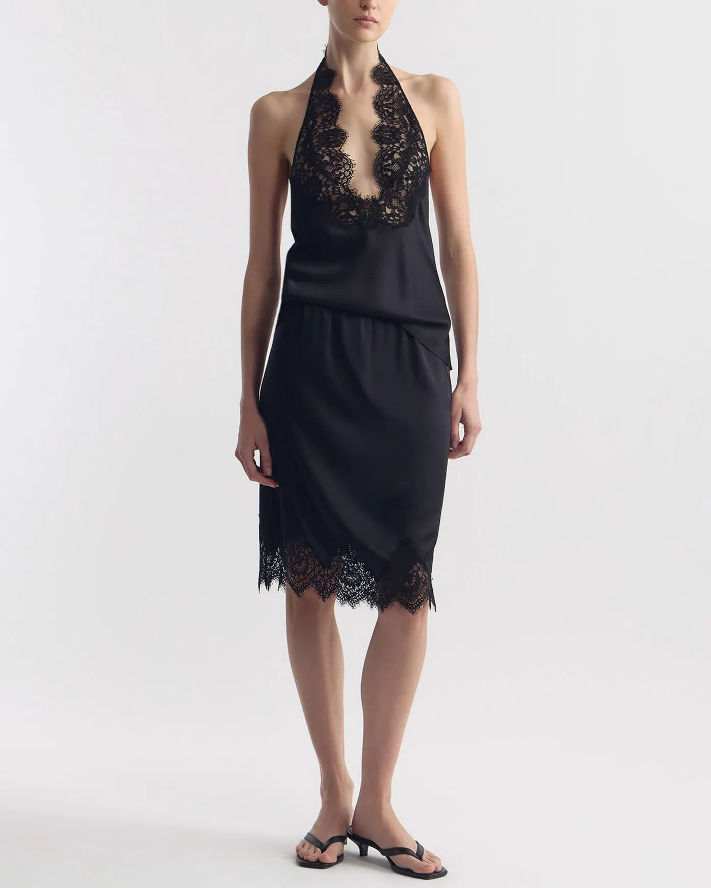 Thea Lace Silk Skirt sold by TNT Fashion product image thumbnail 2