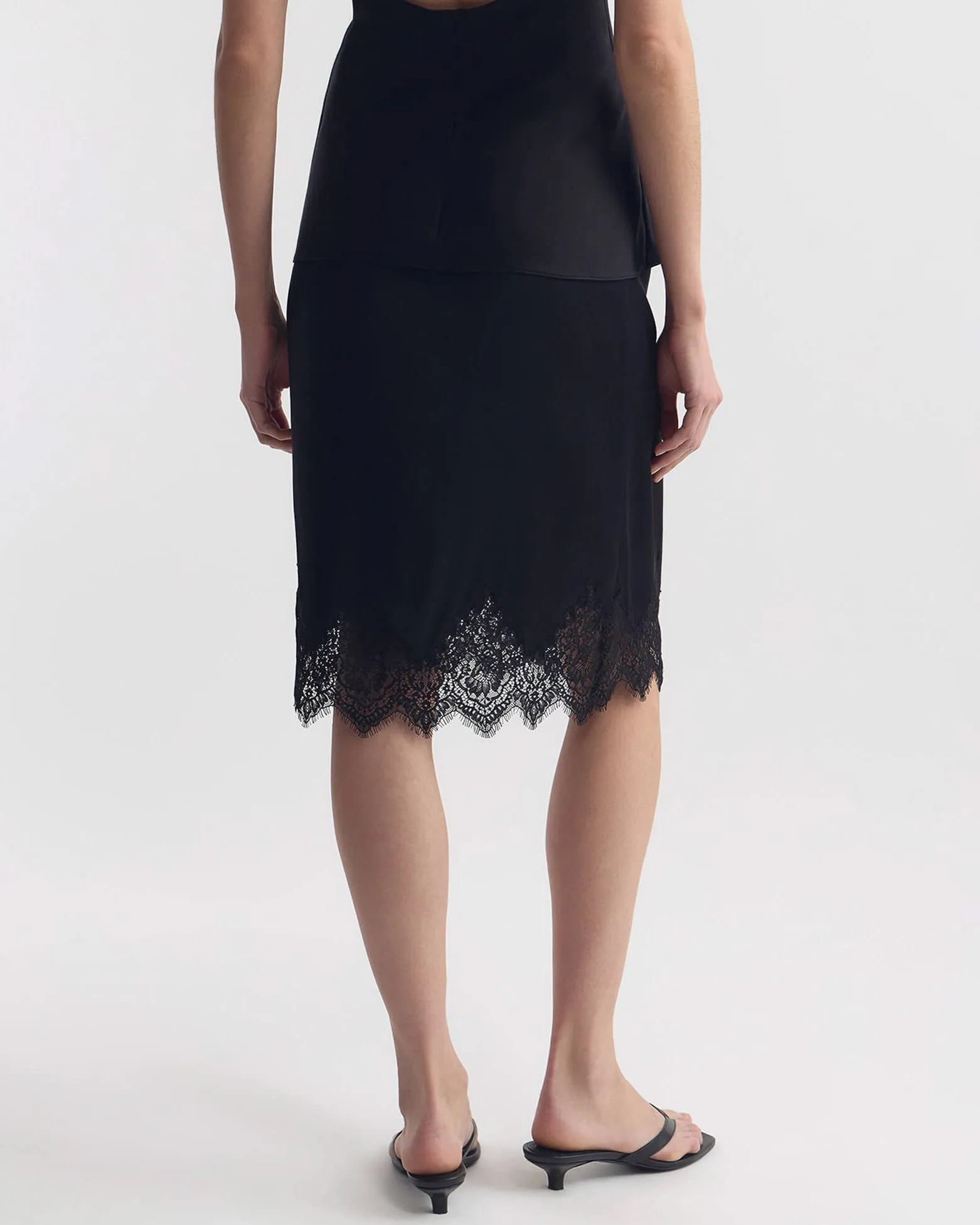 Thea Lace Silk Skirt sold by TNT Fashion product image thumbnail 3