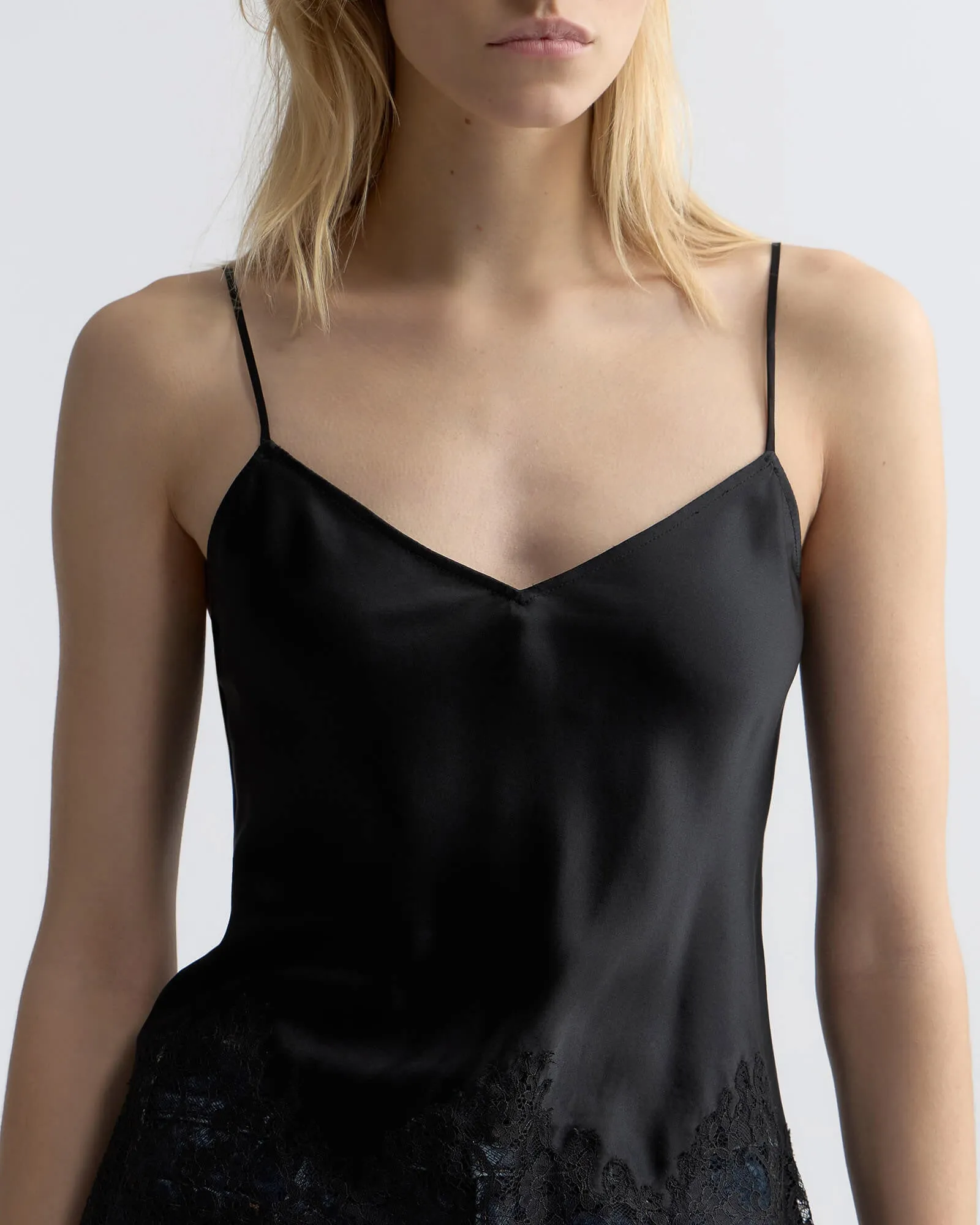 Nadine Lace Cami Silk Top sold by TNT Fashion product image thumbnail 4