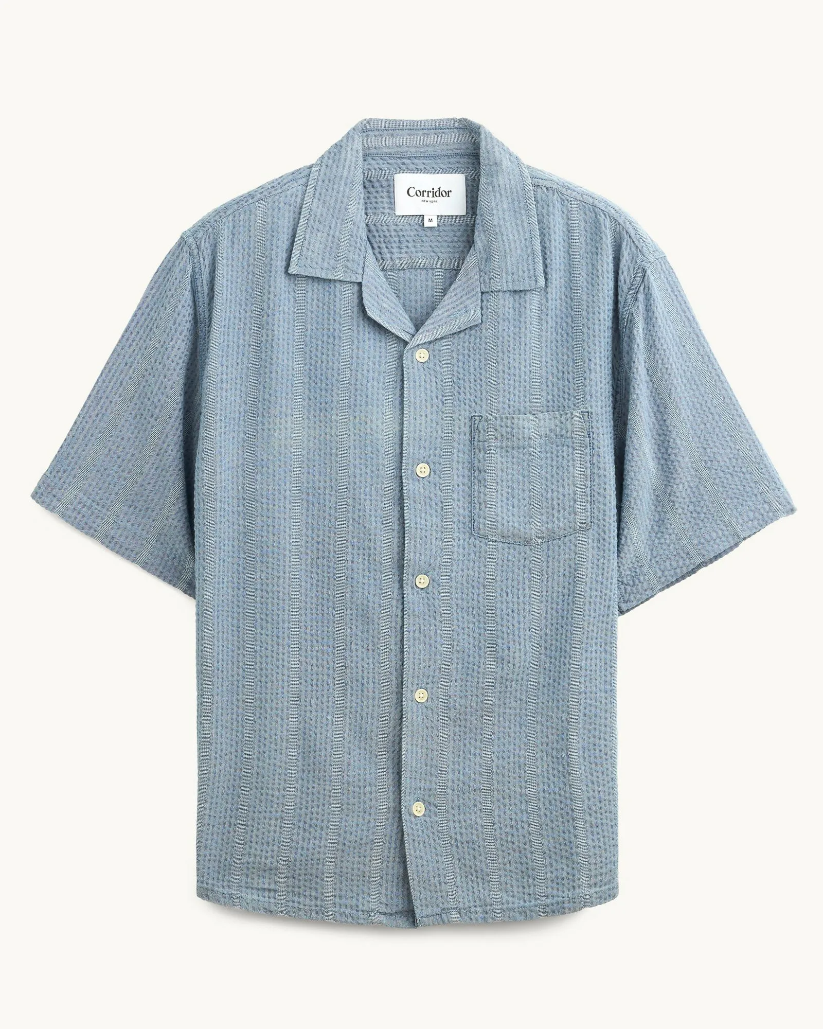 Striped Seersucker Short Sleeve sold by TNT Fashion product image thumbnail 4