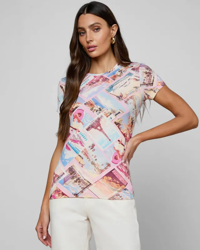 Ressi Fitted T-Shirt made by L'AGENCE