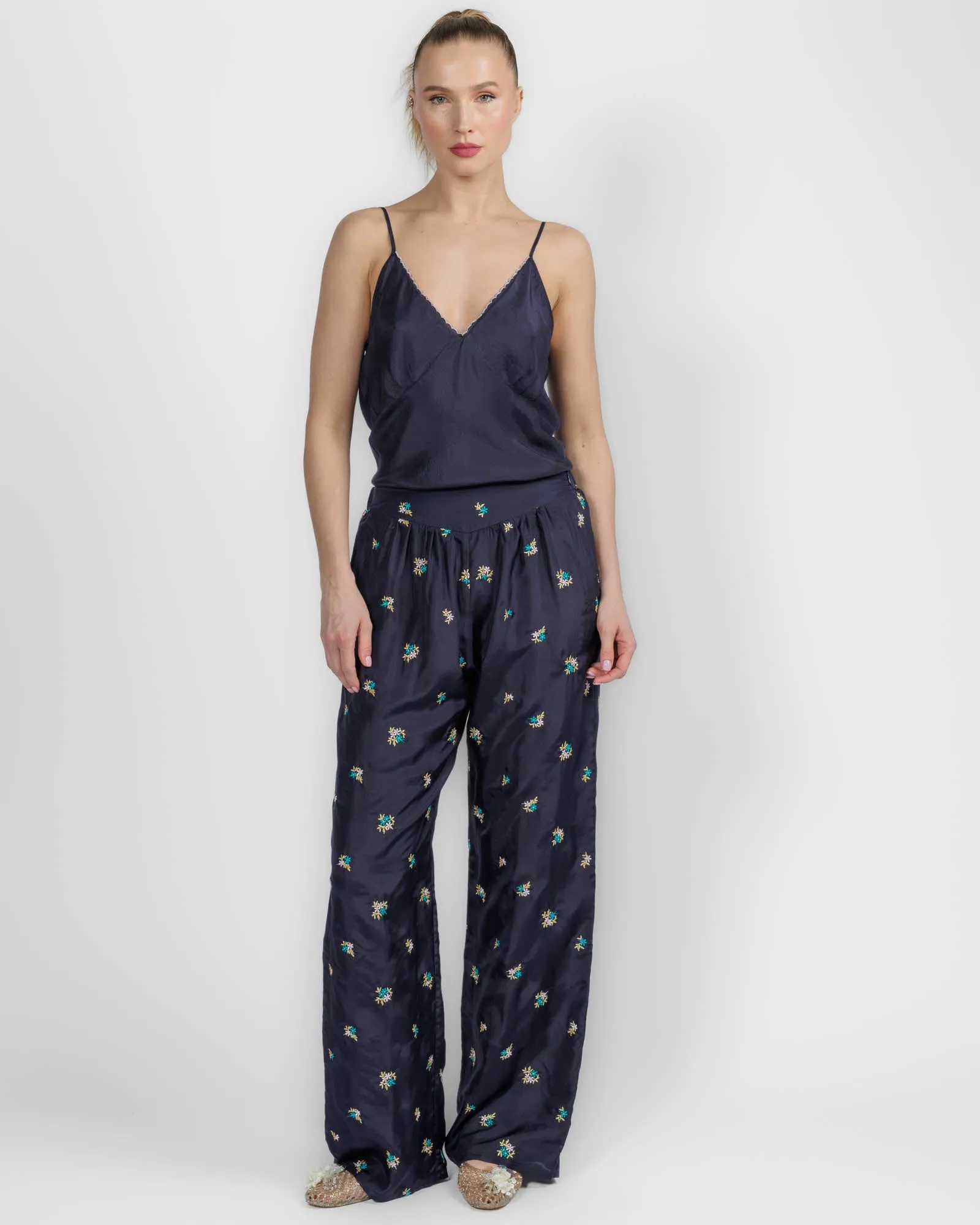 Habotai Embroidered Top sold by TNT Fashion product image thumbnail 2
