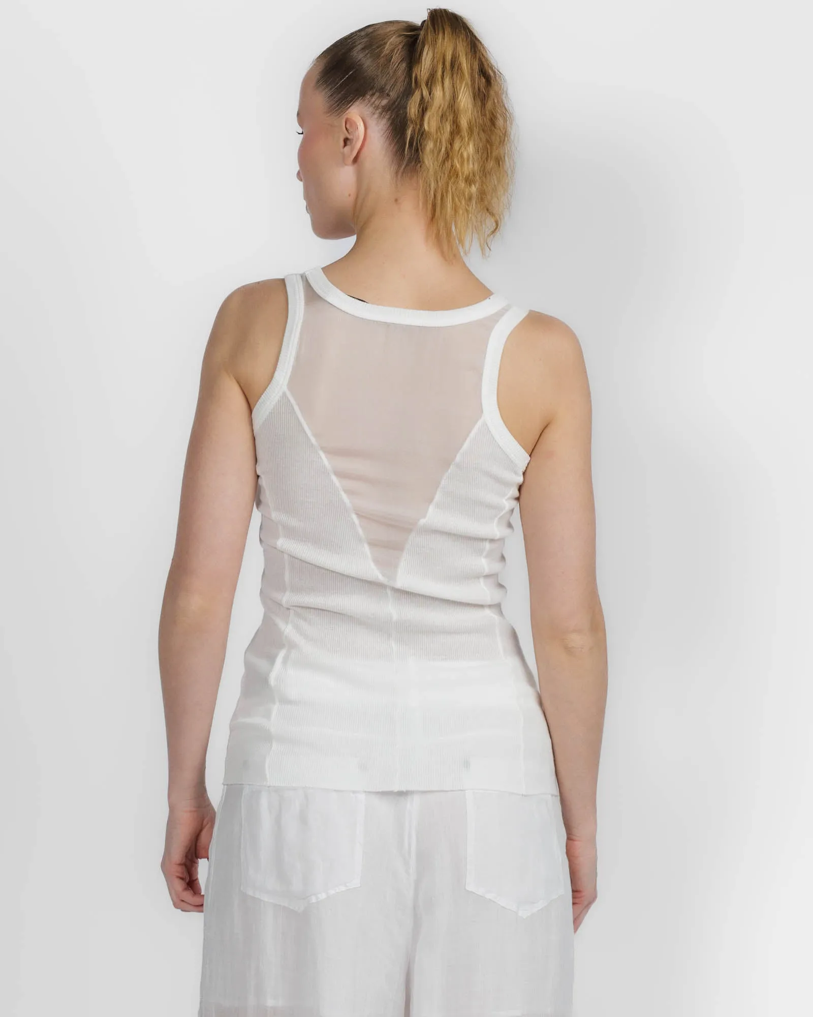 Chiffon Insert Tank sold by TNT Fashion product image thumbnail 4