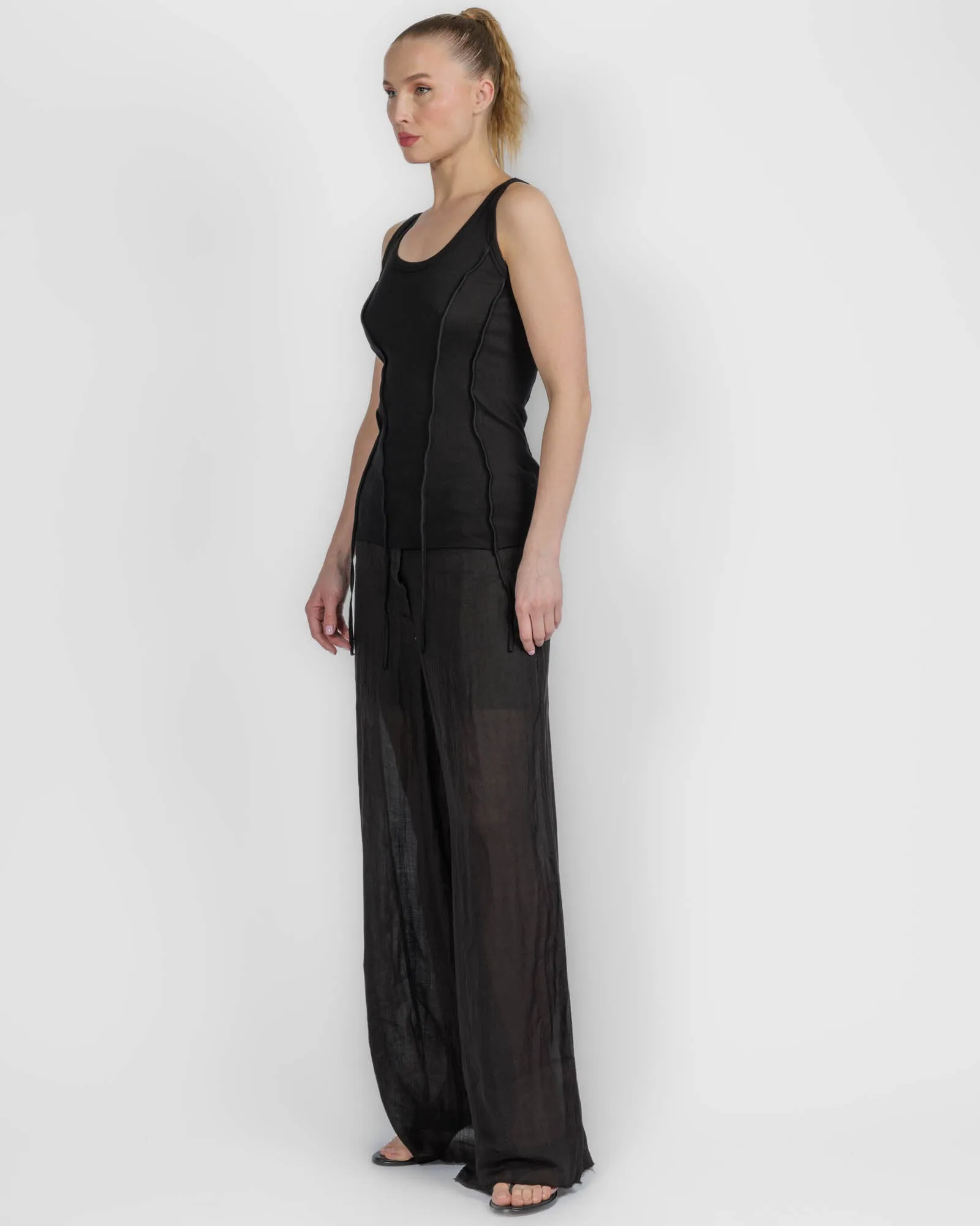 Chiffon Insert Tank sold by TNT Fashion product image thumbnail 4