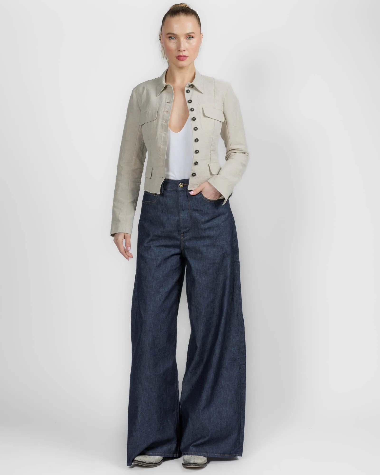 Crop Pocket Jacket sold by TNT Fashion product image thumbnail 2