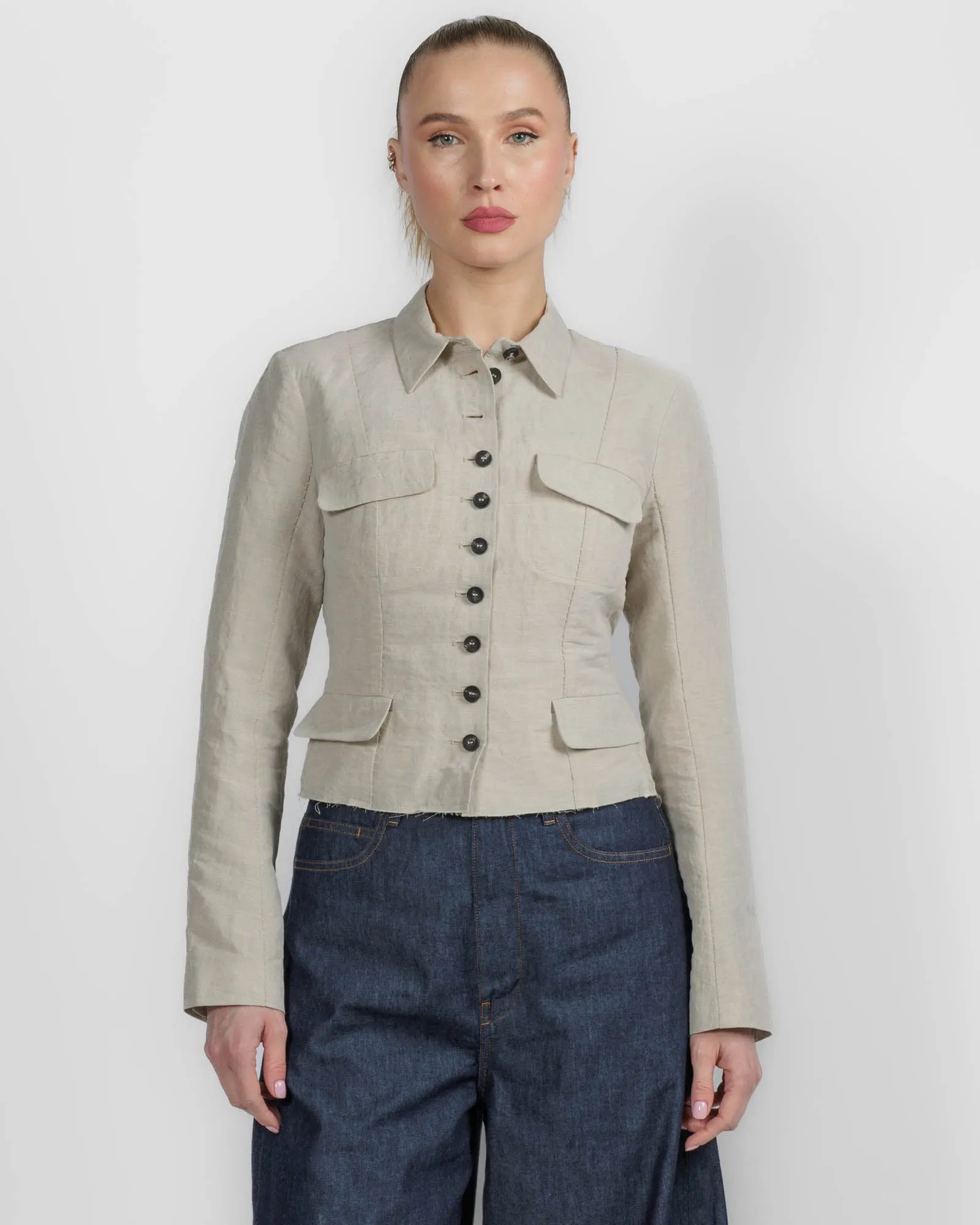 Crop Pocket Jacket sold by TNT Fashion