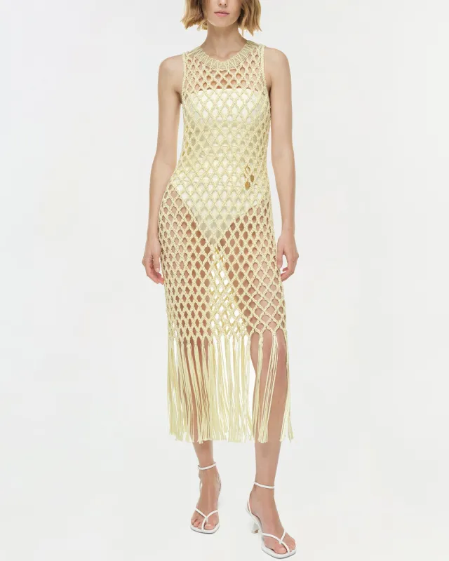 Jensen Macrame Dress made by Simkhai
