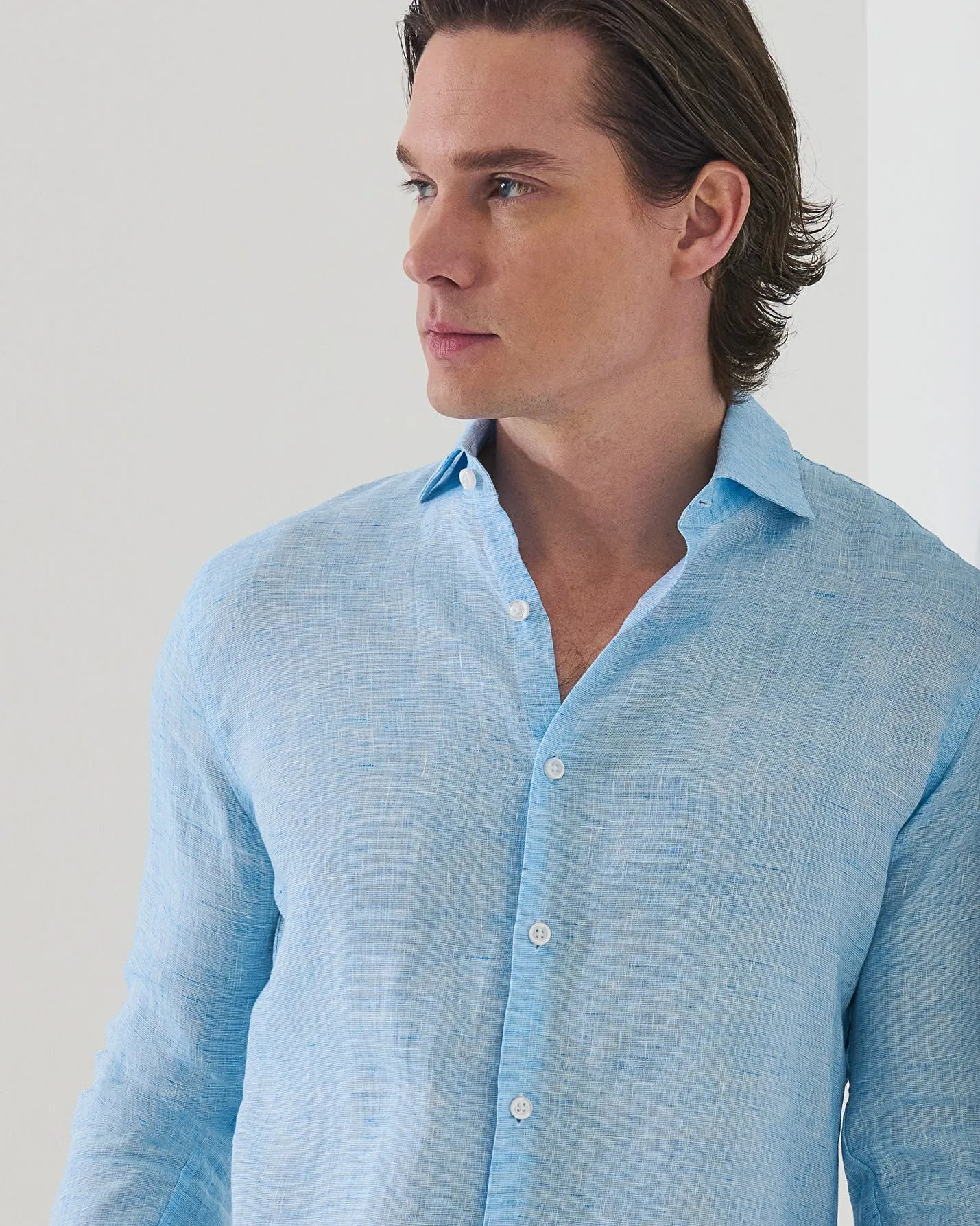 Linen End on End Shirt sold by TNT Fashion product image thumbnail 4