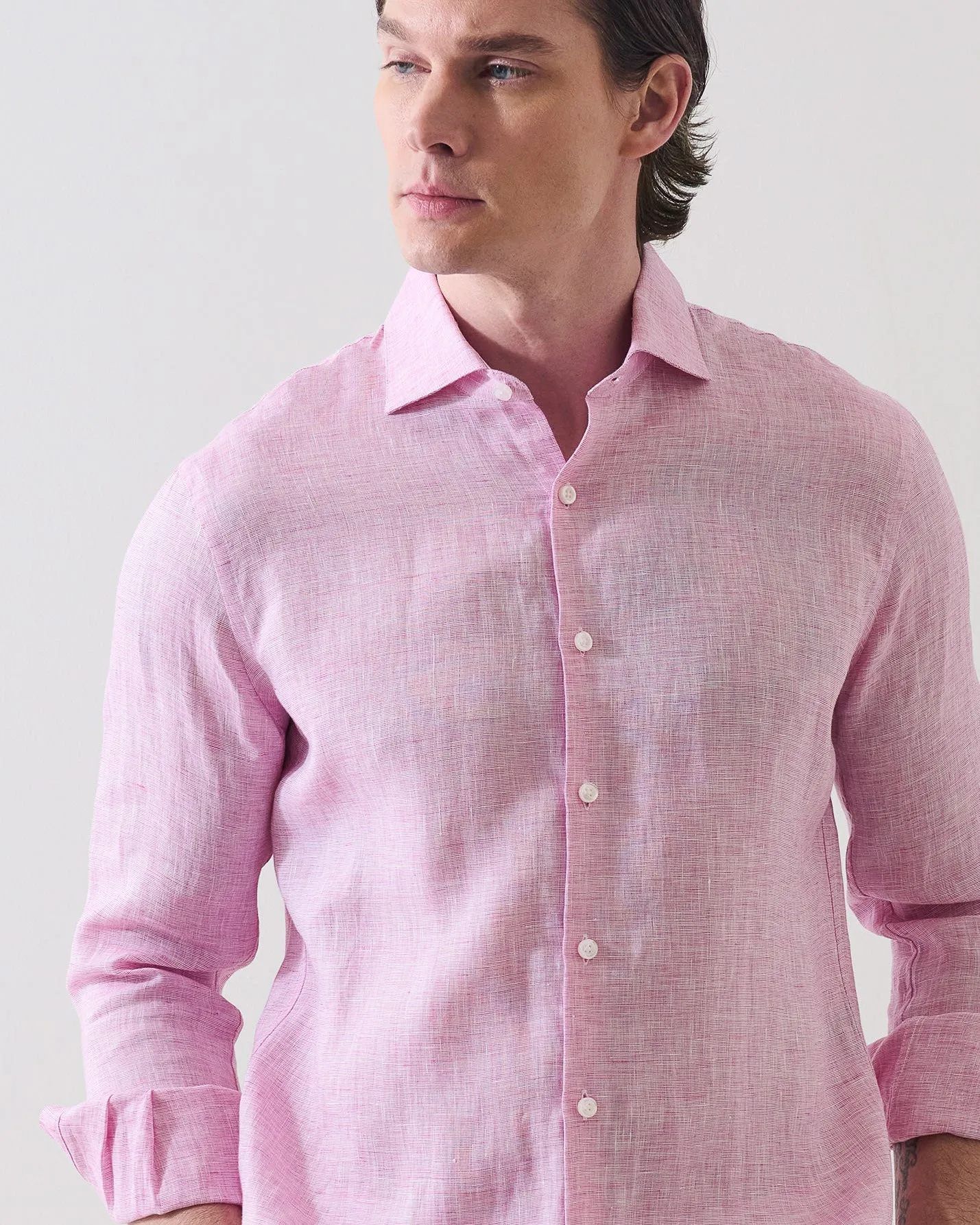 Linen End on End Shirt sold by TNT Fashion product image thumbnail 4