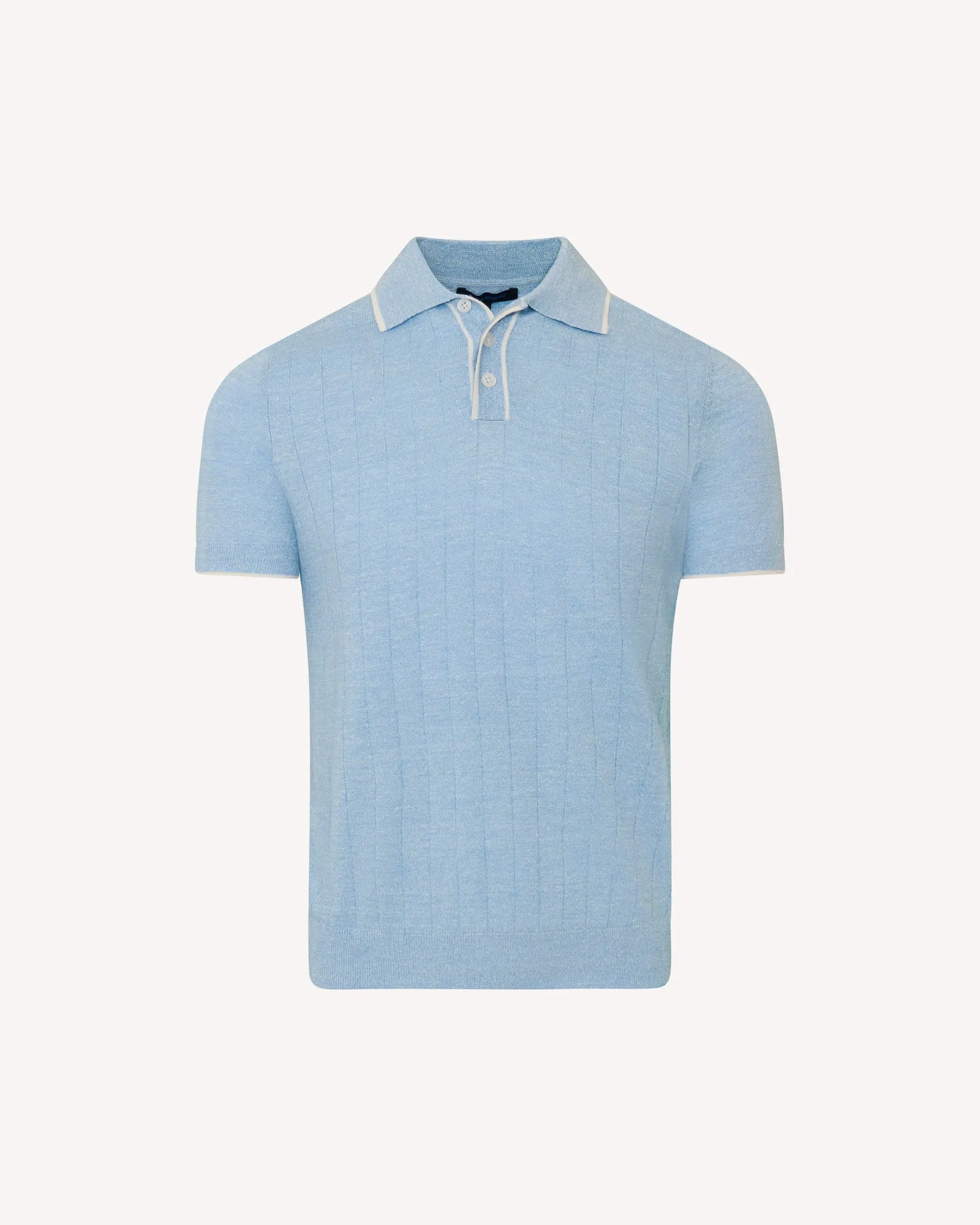 Merino Linen Drop Needle Polo sold by TNT Fashion product image thumbnail 5