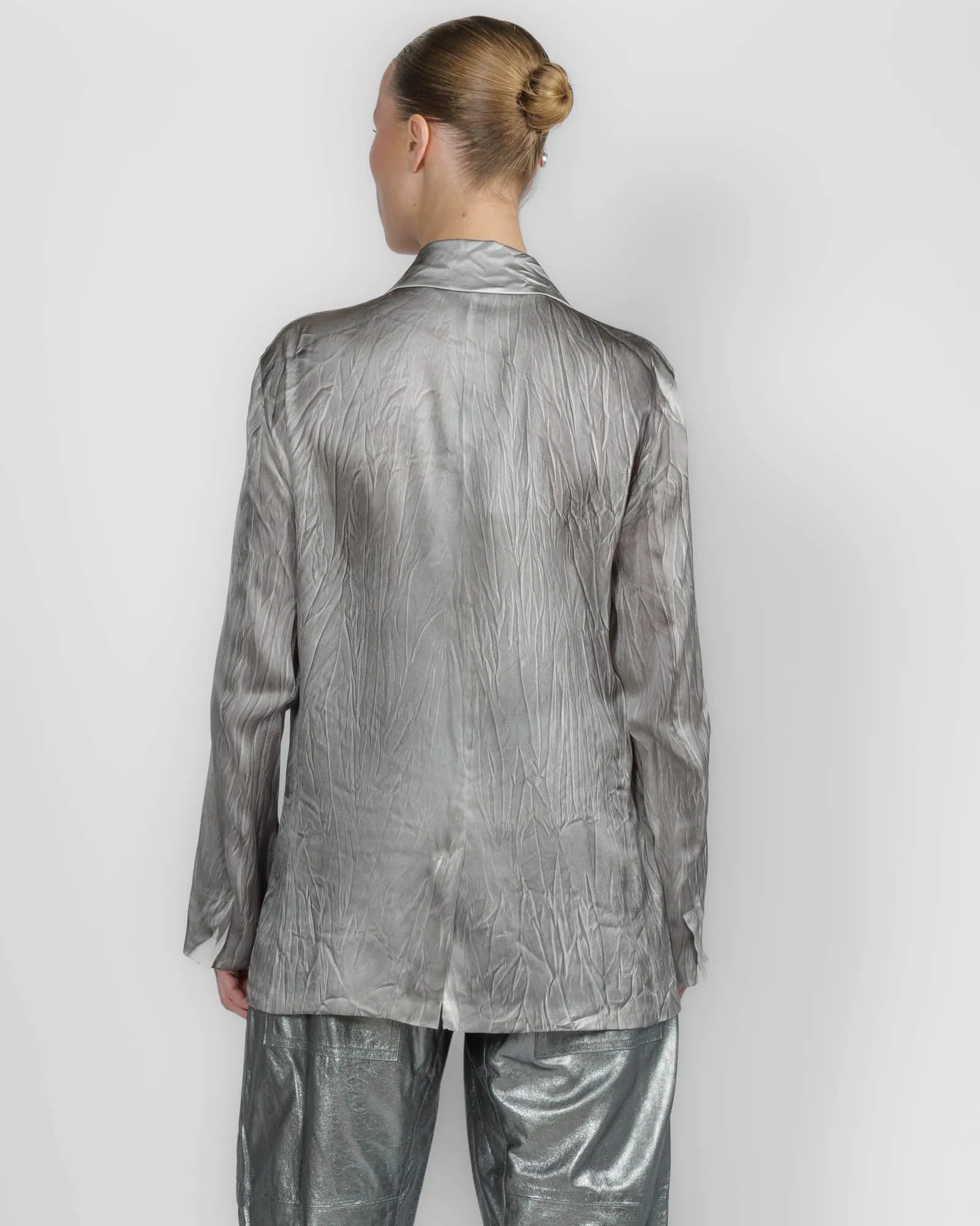 Crumpled Effect Jacket sold by TNT Fashion product image thumbnail 3