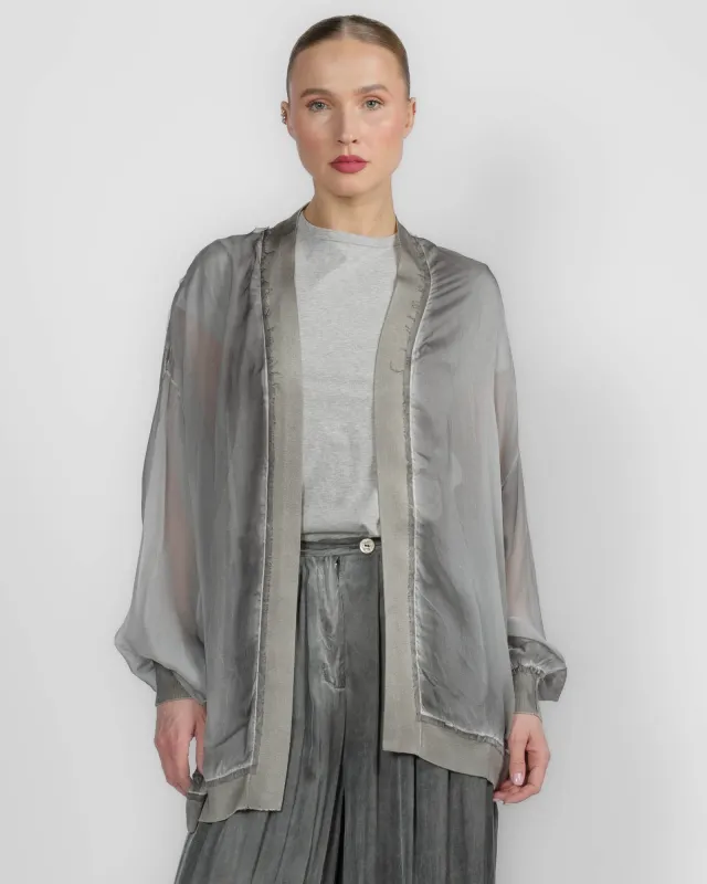 Painted Chiffon Cardigan made by Avant Toi