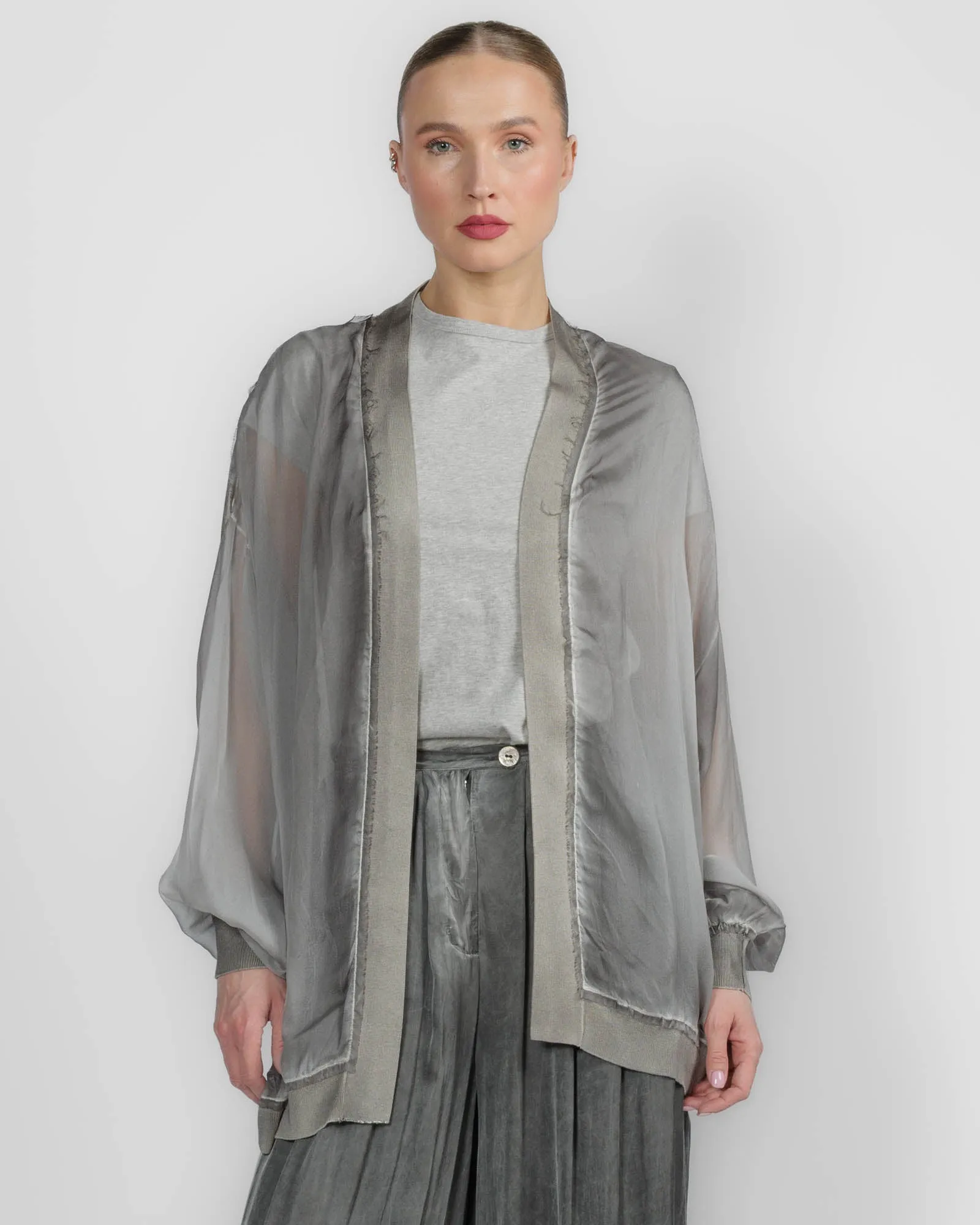 Painted Chiffon Cardigan sold by TNT Fashion