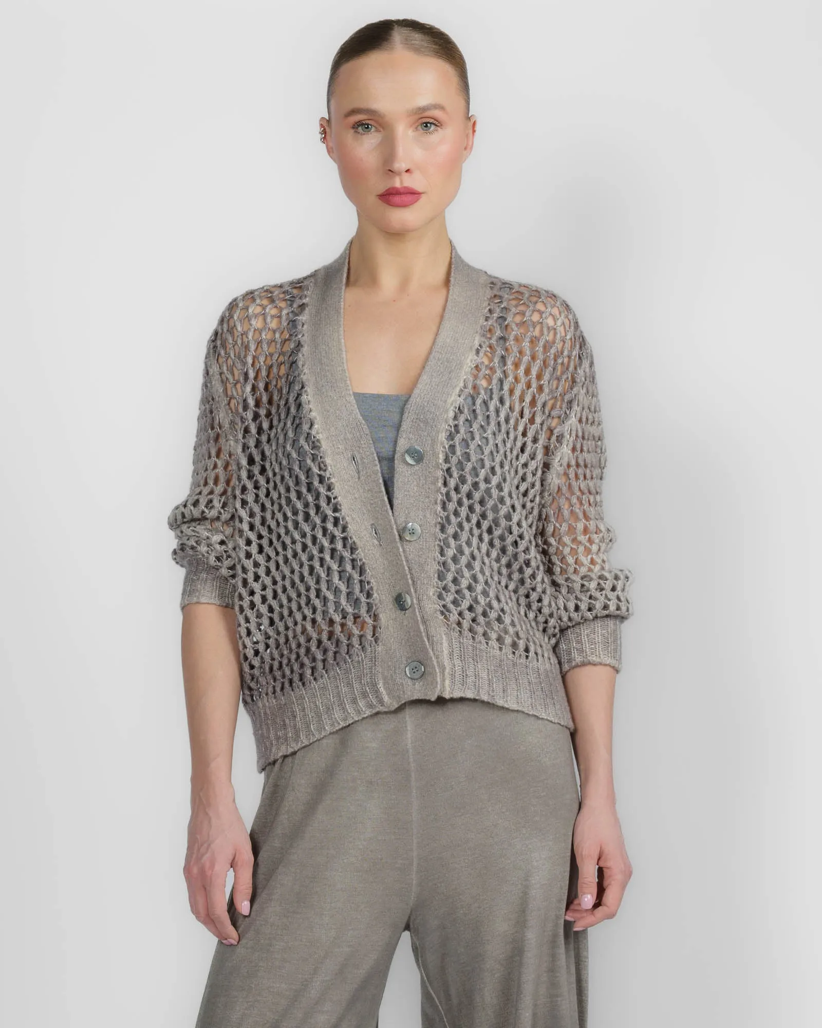 Painted Lace Cardigan sold by TNT Fashion product image thumbnail 4