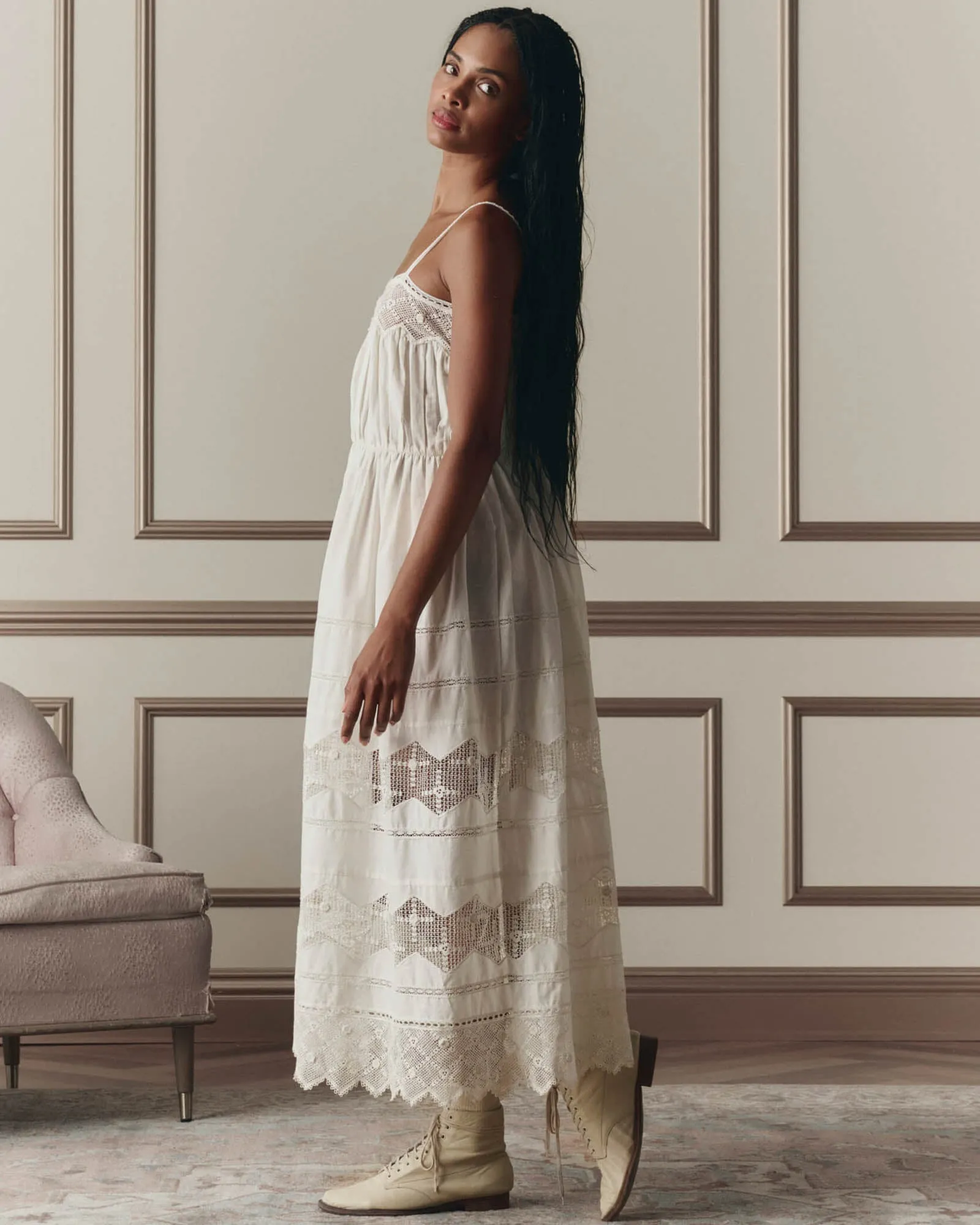 Rosette Crocht Dress sold by TNT Fashion product image thumbnail 3