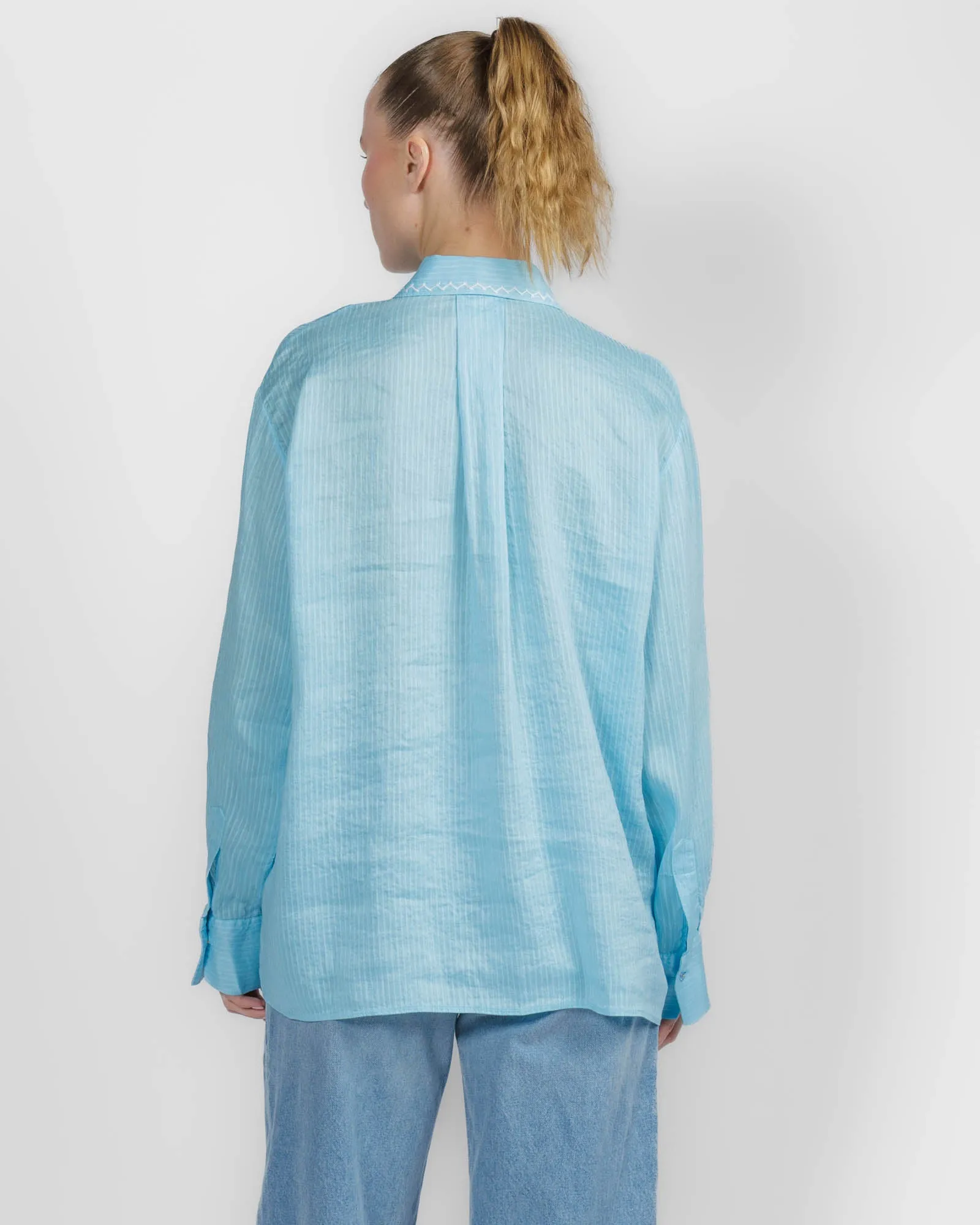 Pinstripe Shirt sold by TNT Fashion product image thumbnail 3